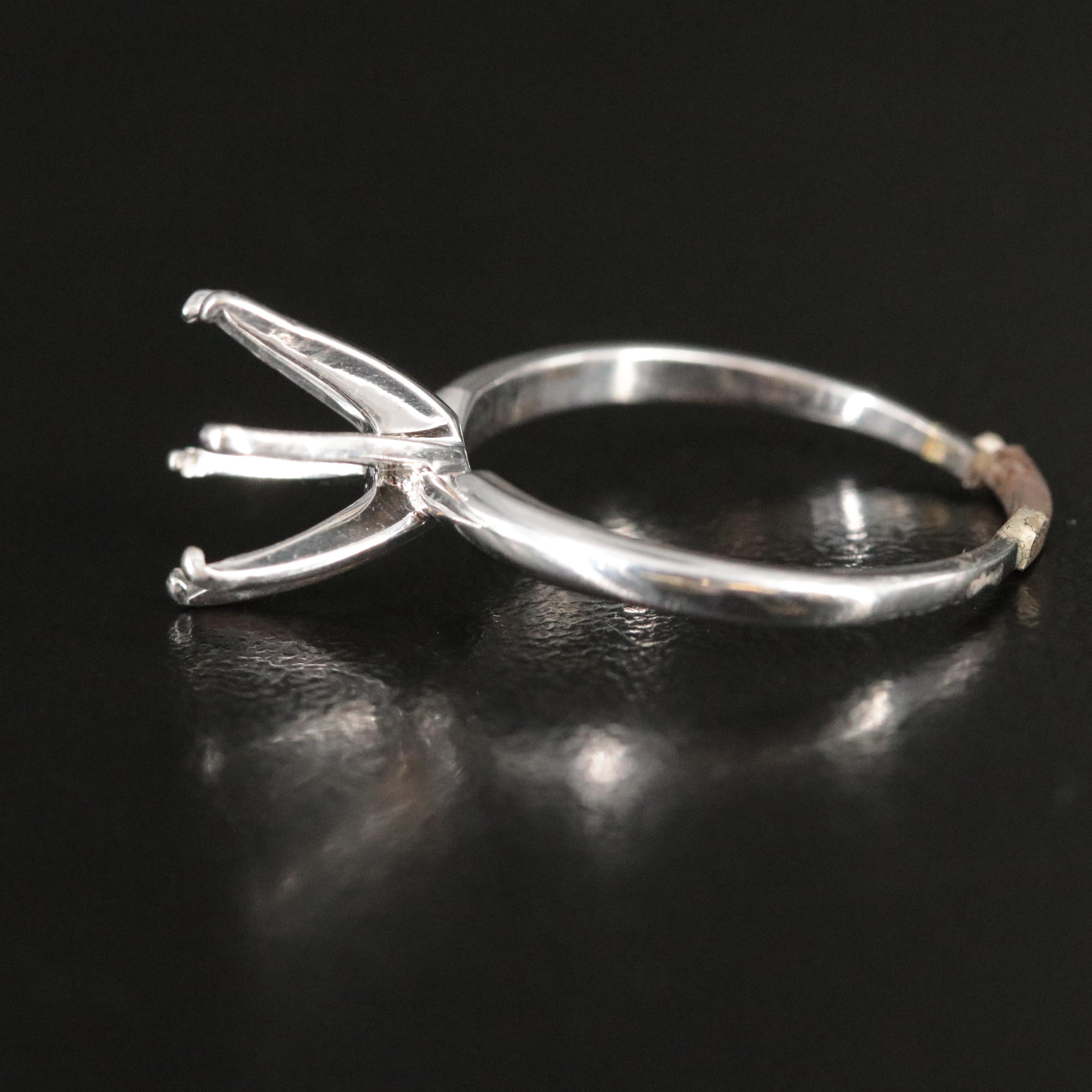 14K Scrap Ring Mounting