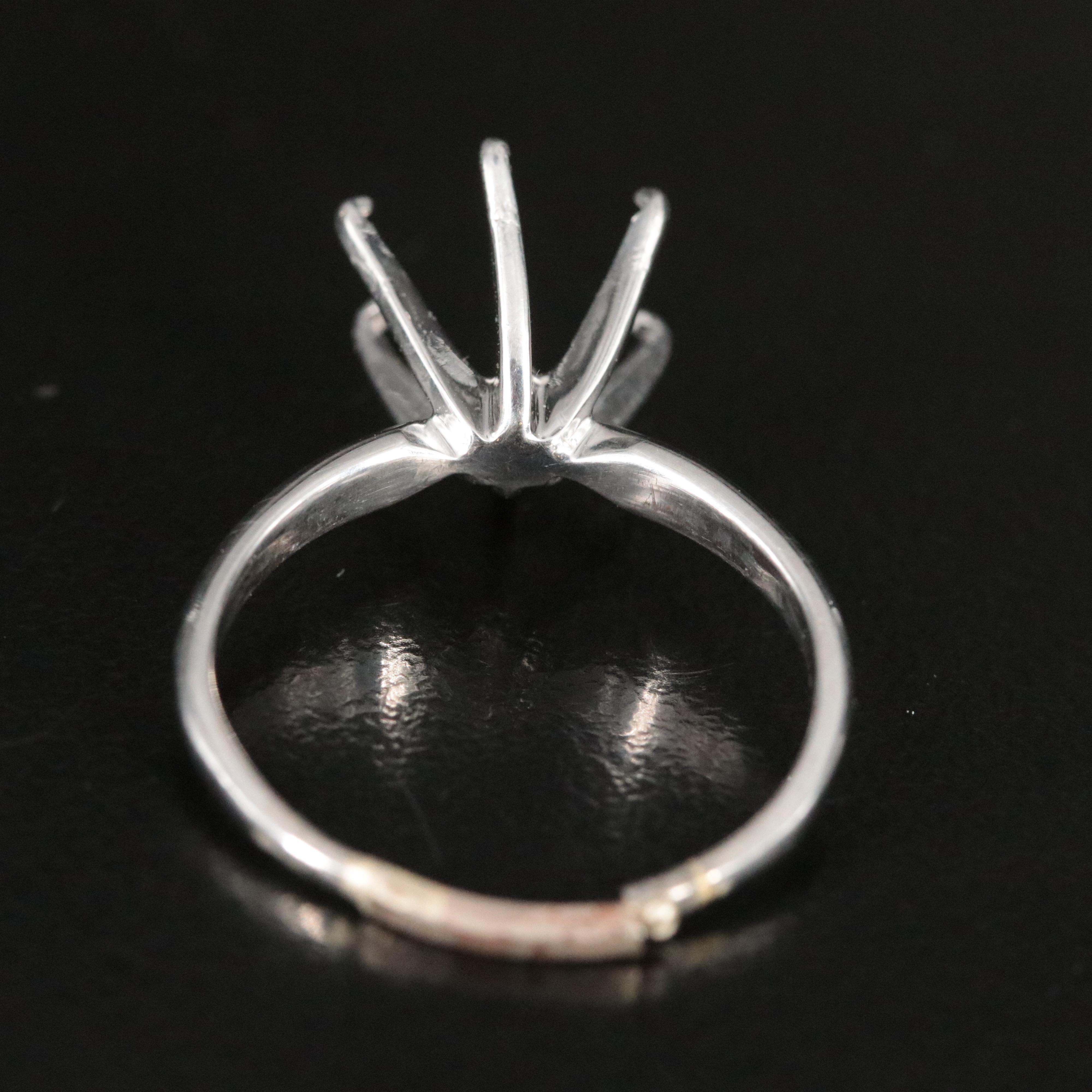 14K Scrap Ring Mounting