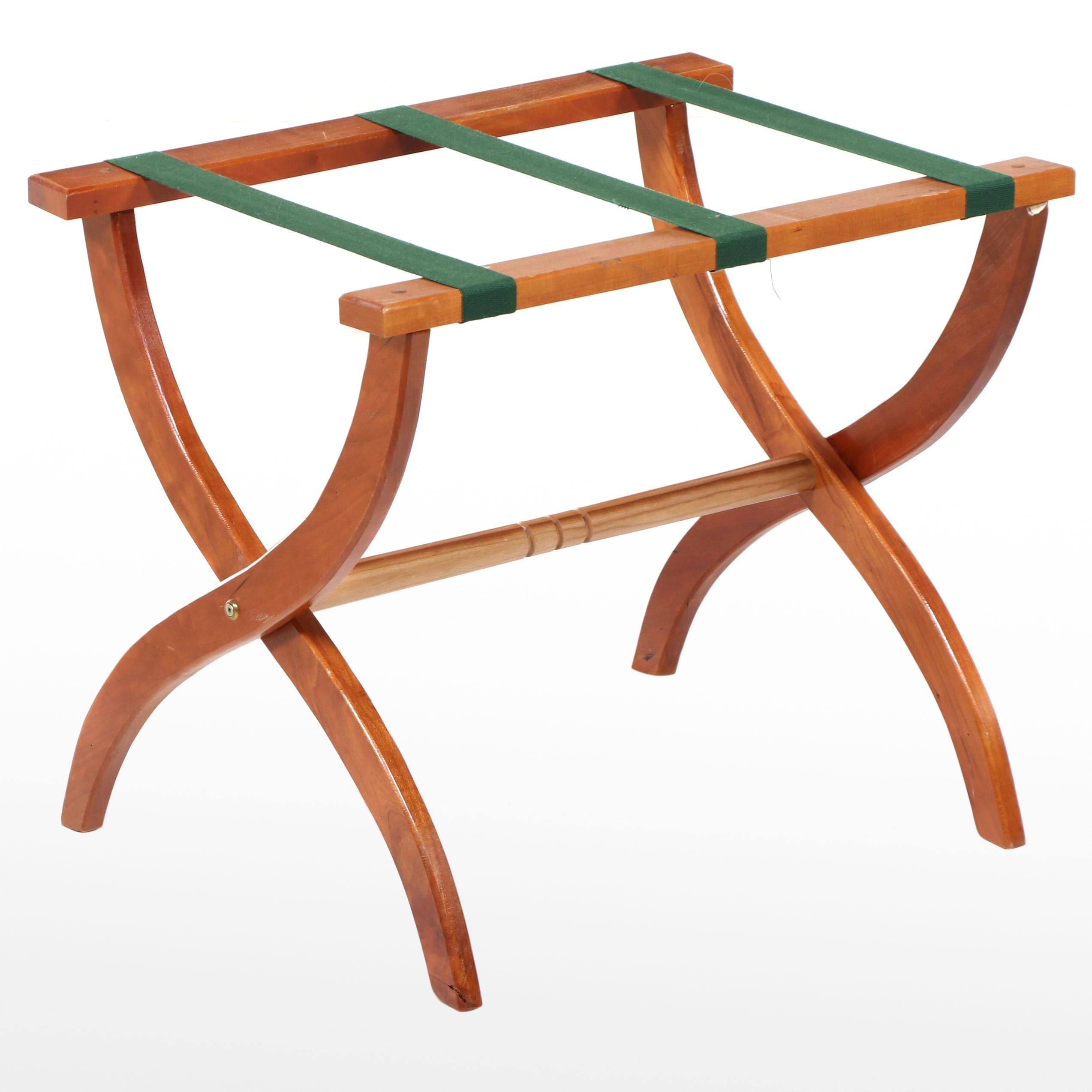 Hobart Studio Cherrywood Folding Luggage Rack