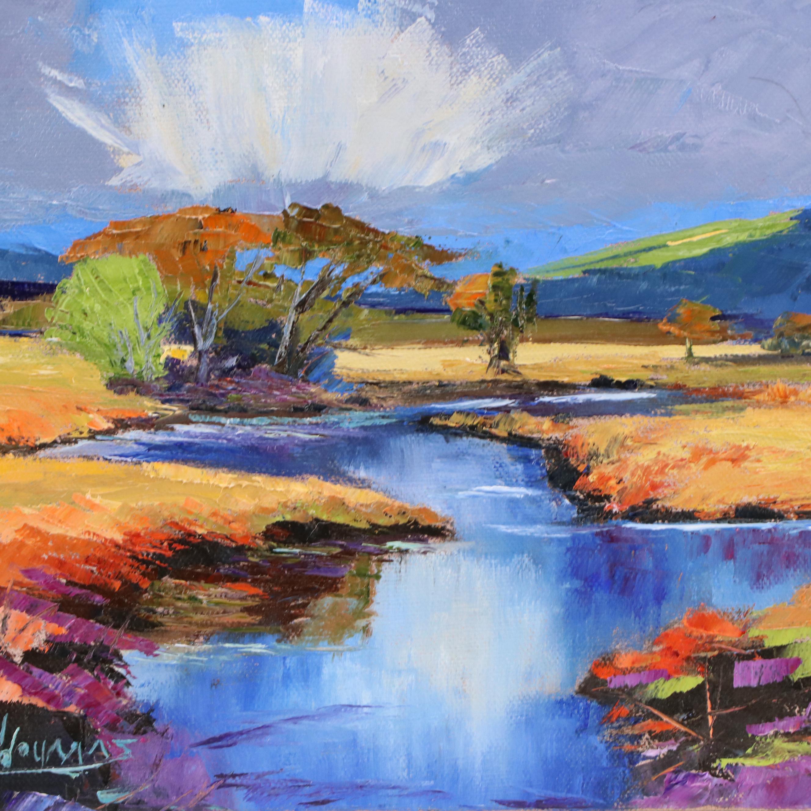 James Baldoumas Landscape Oil Painting "Fall in the Marsh," 2024