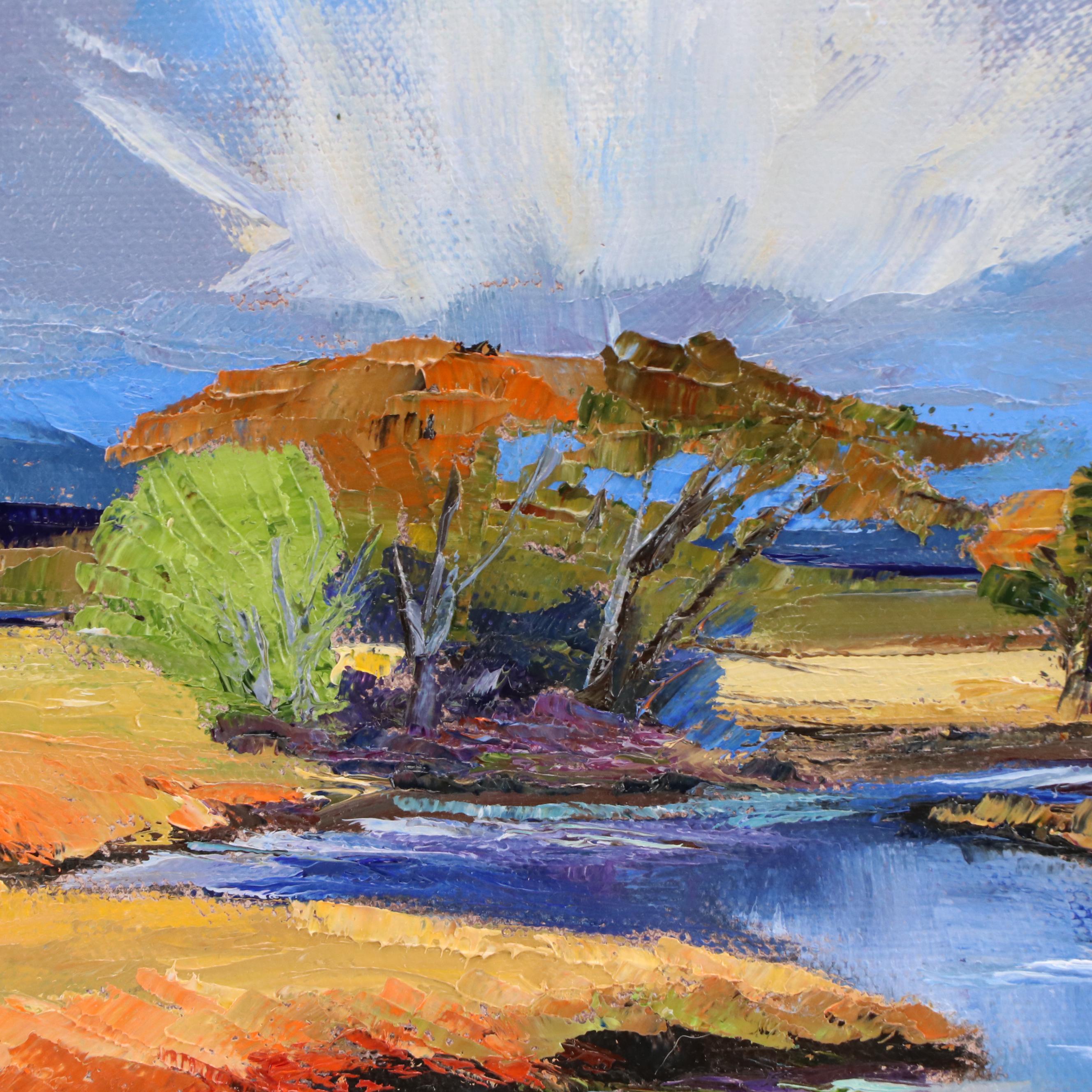 James Baldoumas Landscape Oil Painting "Fall in the Marsh," 2024