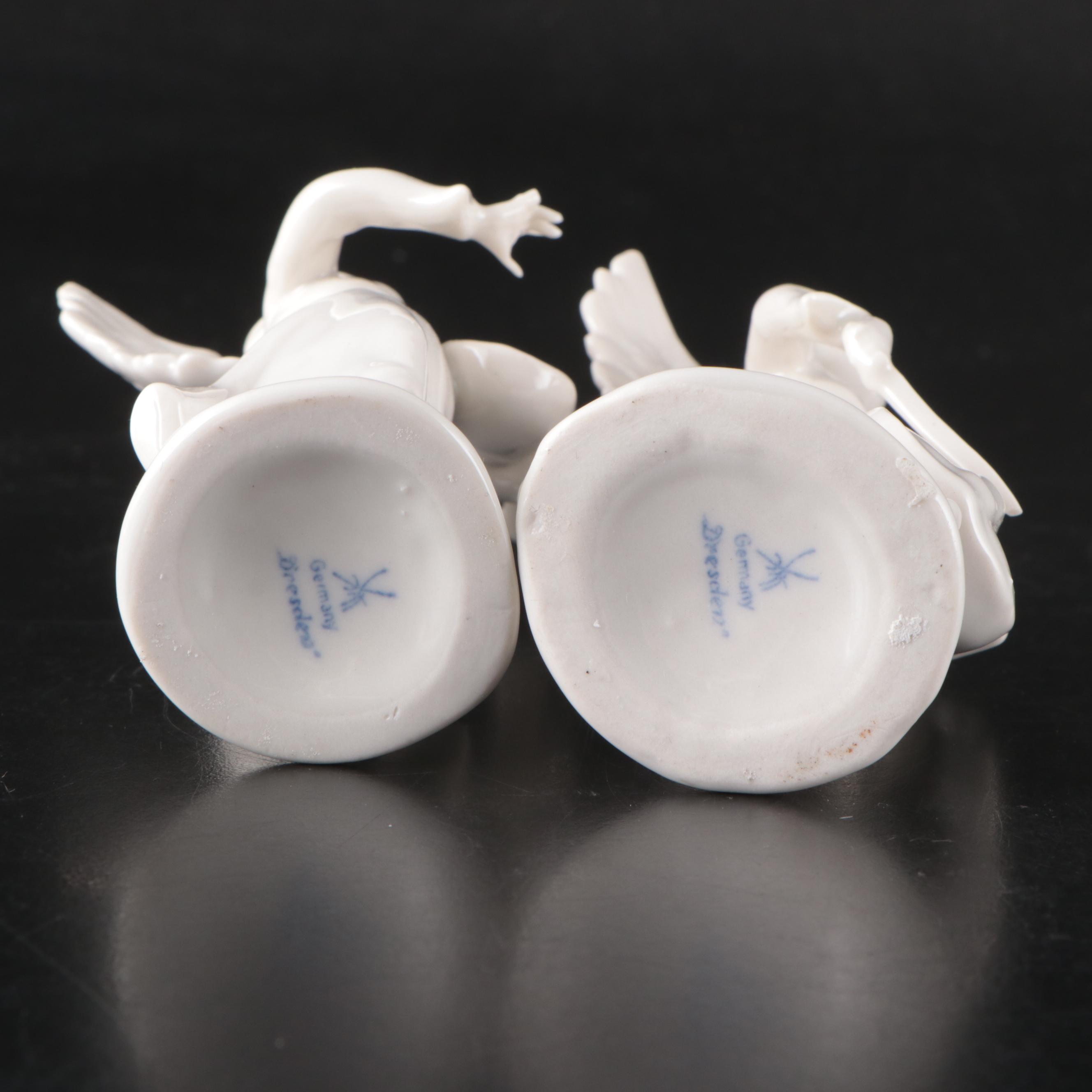 Dresden Porcelain Angel Musicians