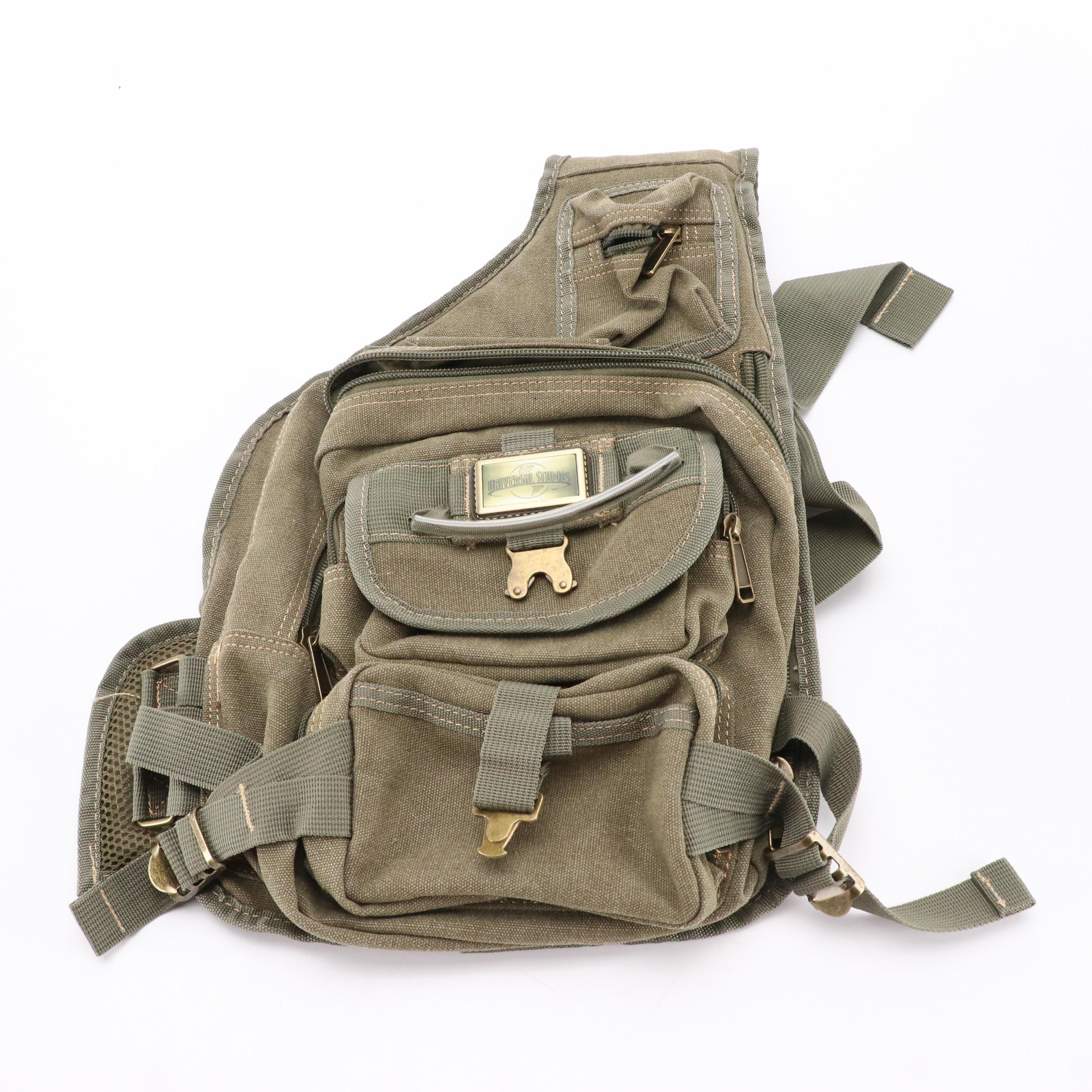 Universal Studios Canvas Sling Pack, Handmade Jean Bag, Other Tote and Belt Bag