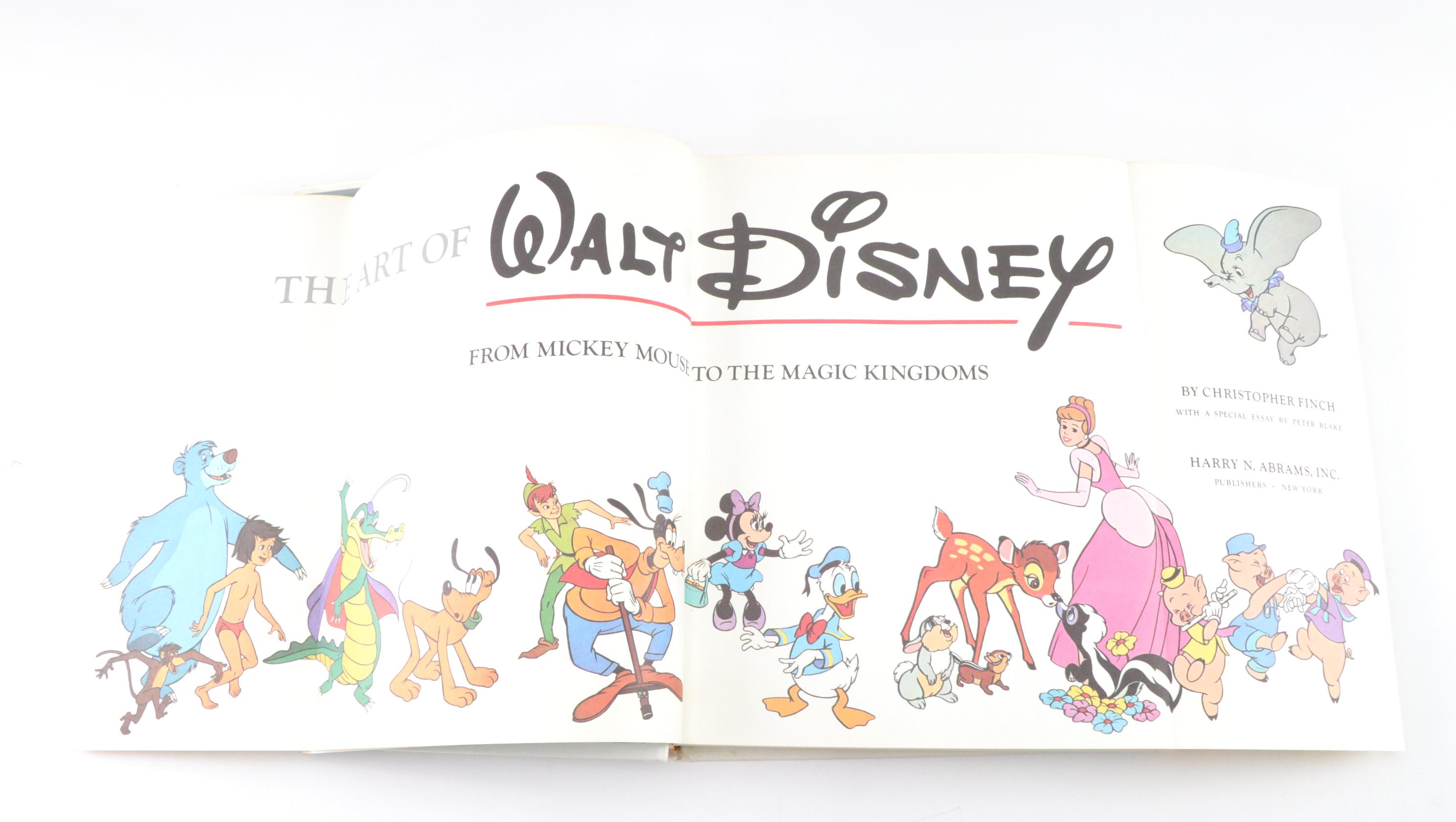 First Edition "The Art of Walt Disney" by Christopher Finch, 1973