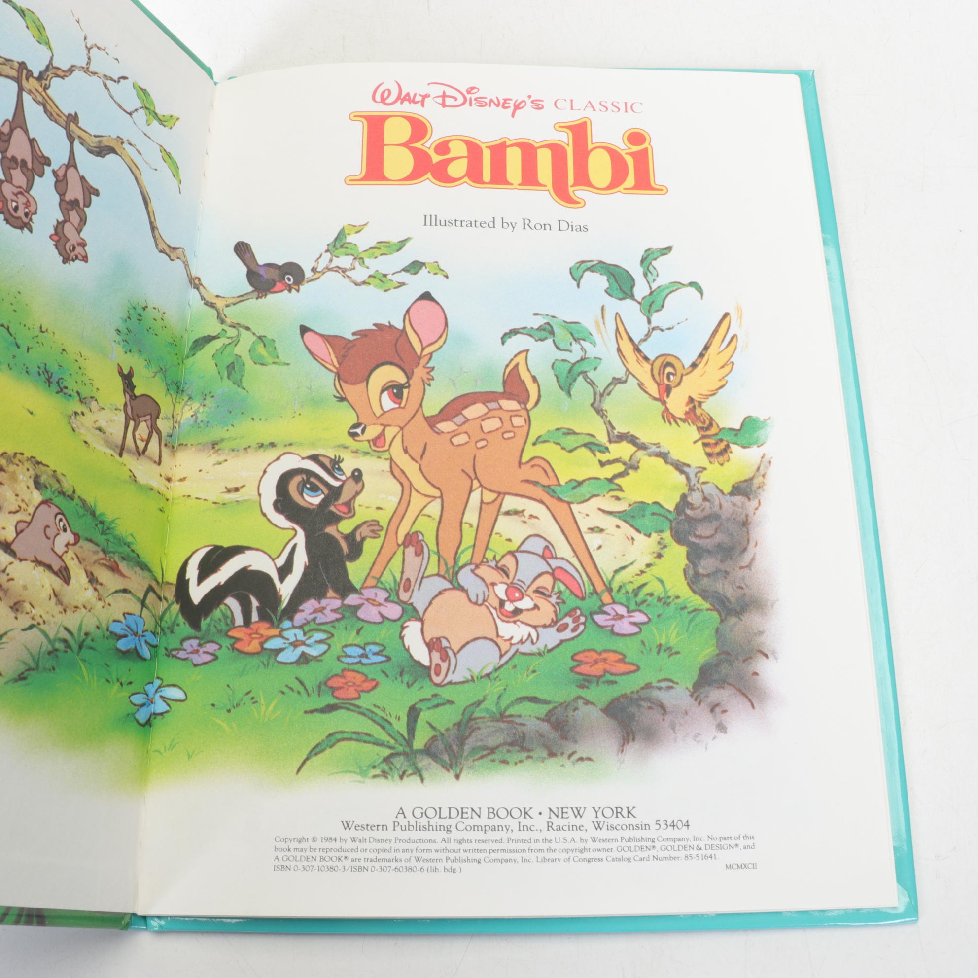 "Pinocchio" & Other Disney Classics as Big Golden Books