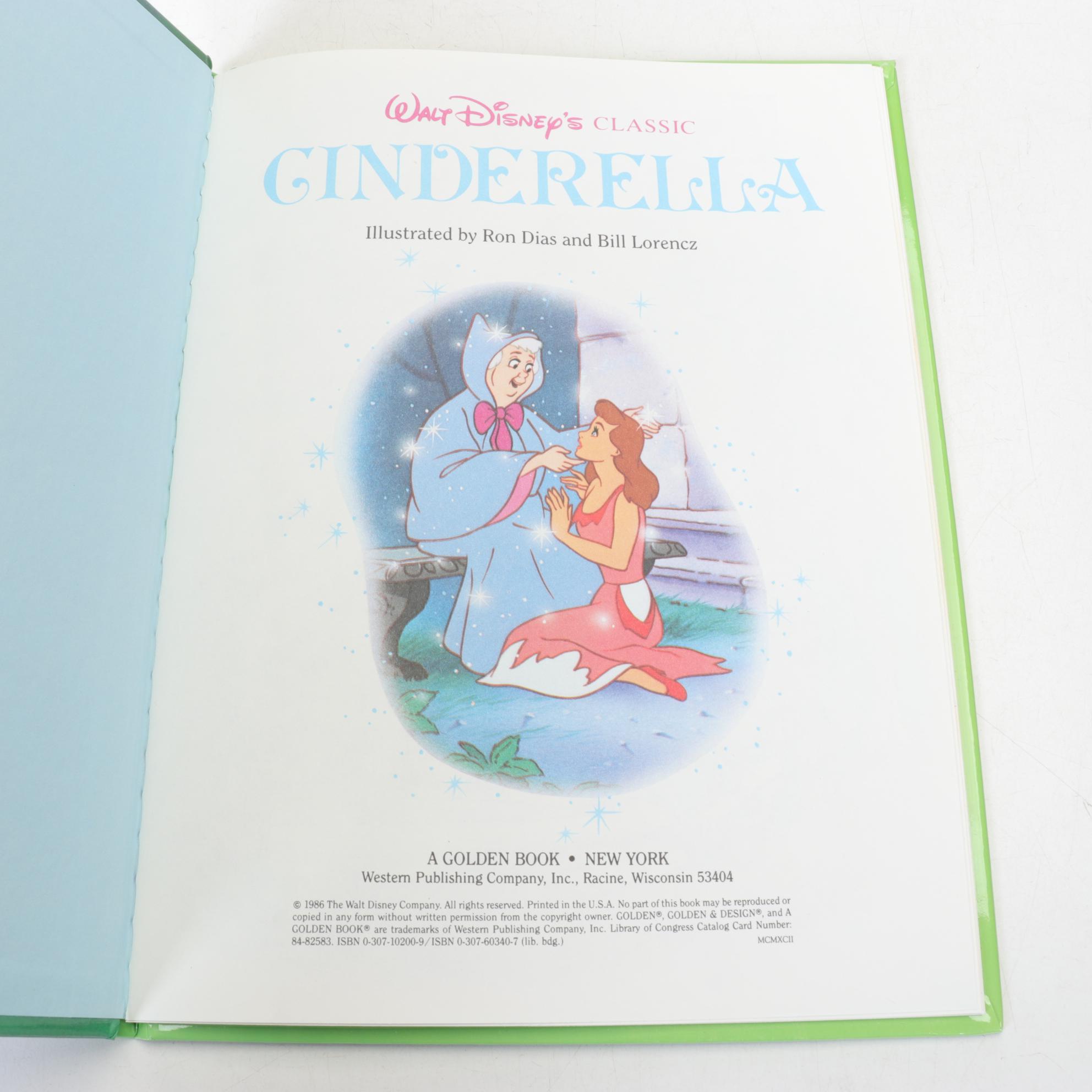 "Pinocchio" & Other Disney Classics as Big Golden Books