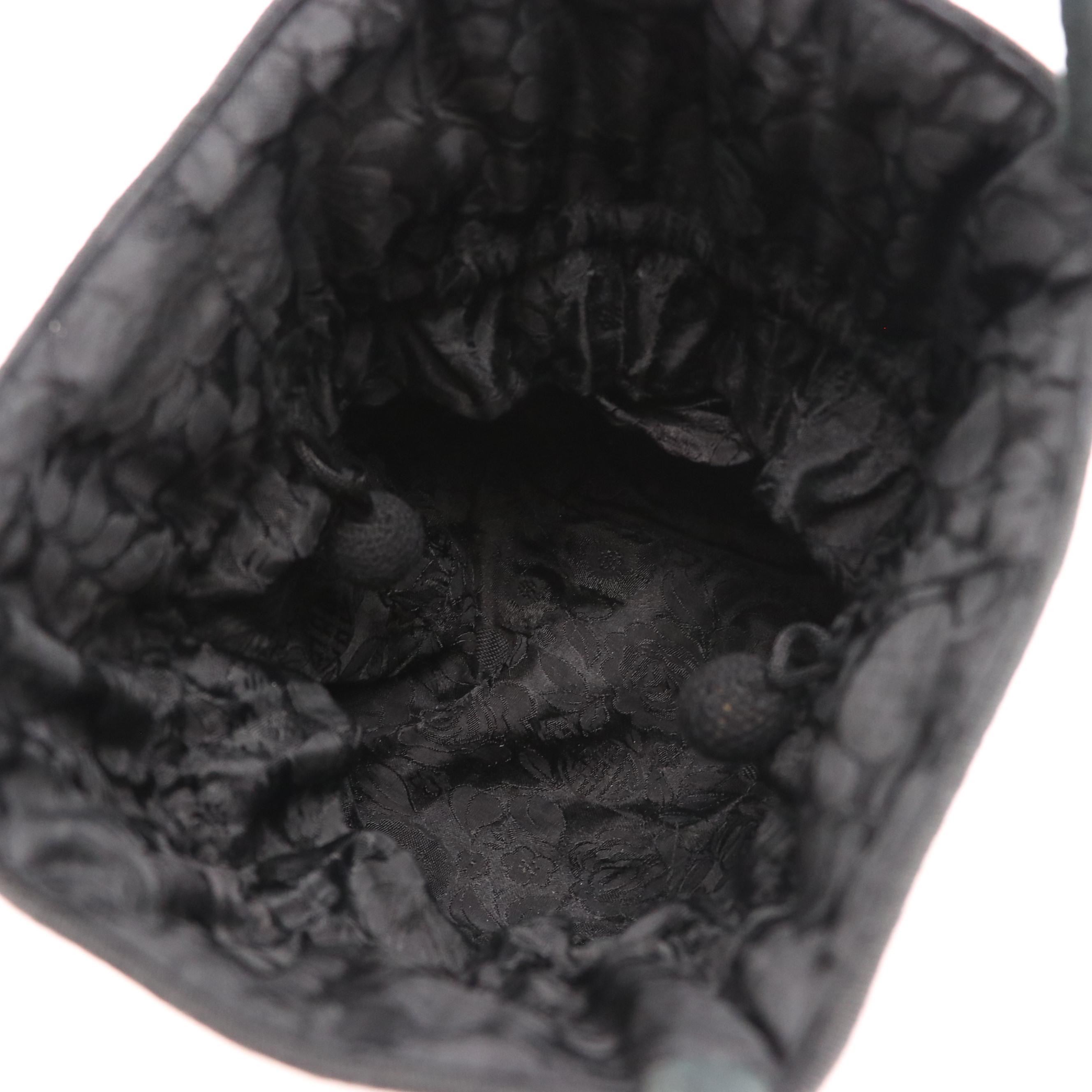 Elizabeth Turner Collection Rose Needlepoint Crossbody with Other Bucket Bag