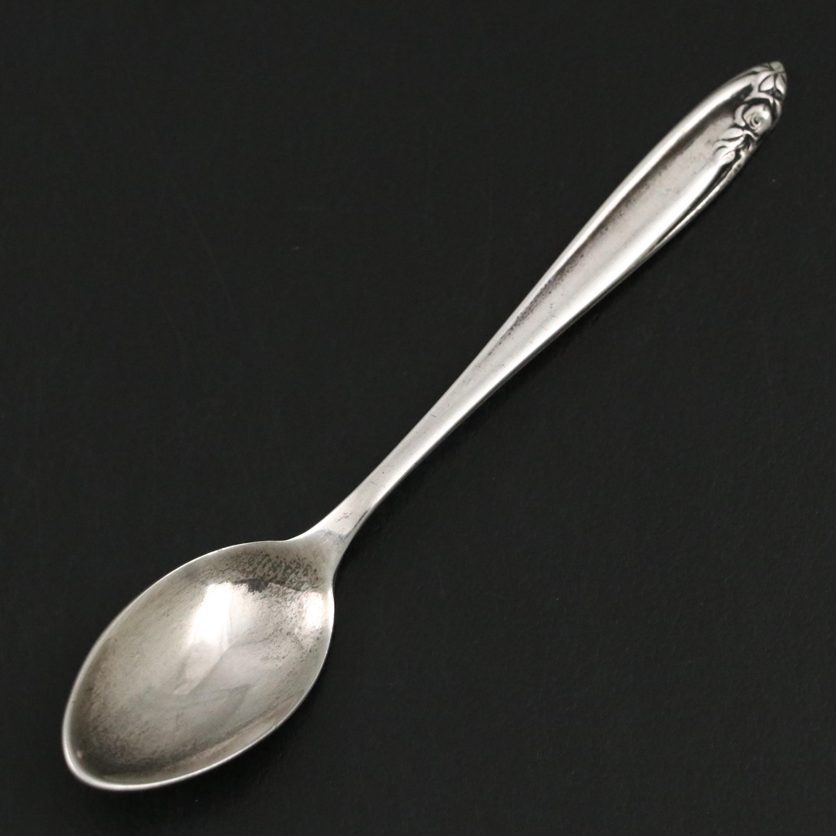 Wallace Sterling Silver "Debutante" Spoon, 1960–1966