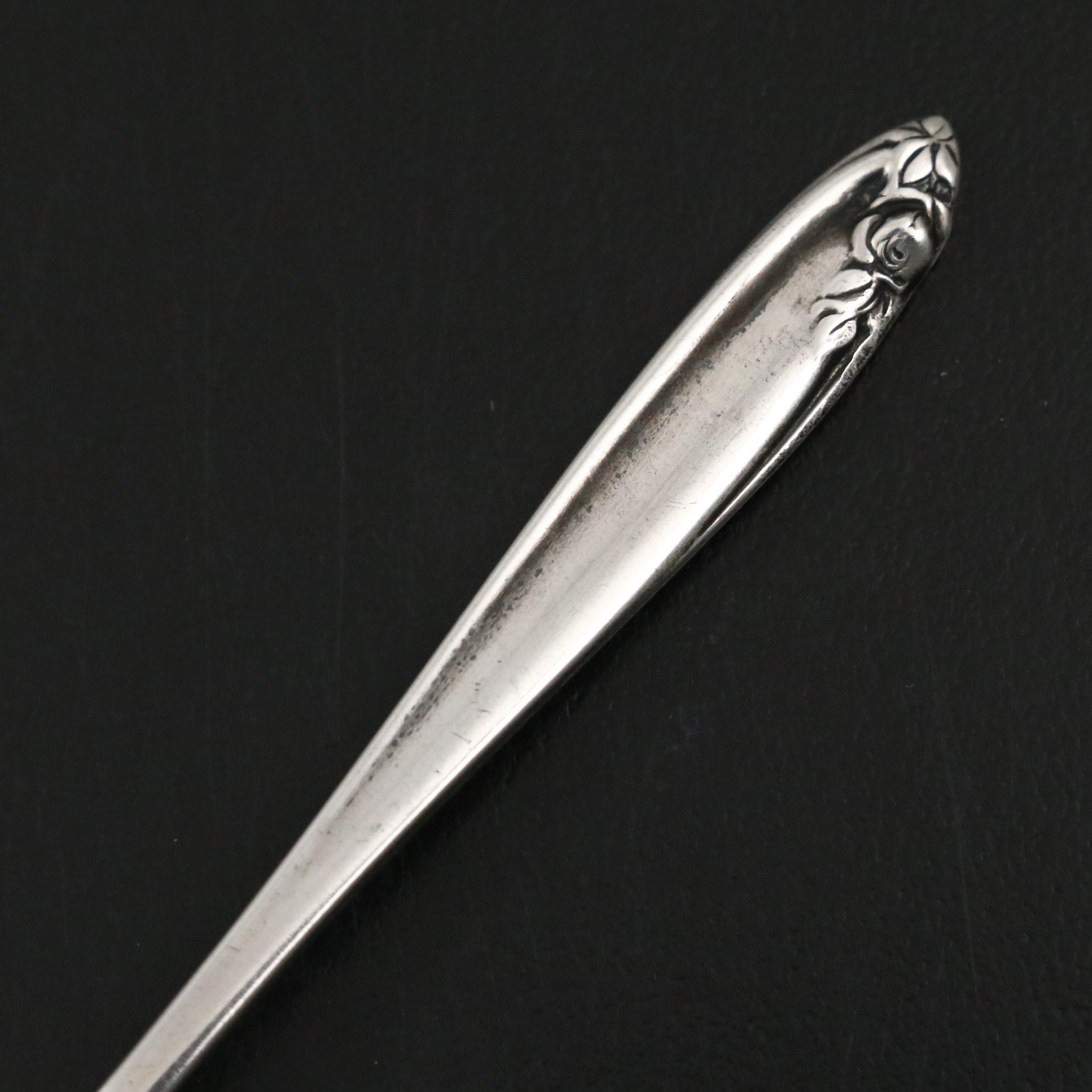 Wallace Sterling Silver "Debutante" Spoon, 1960–1966
