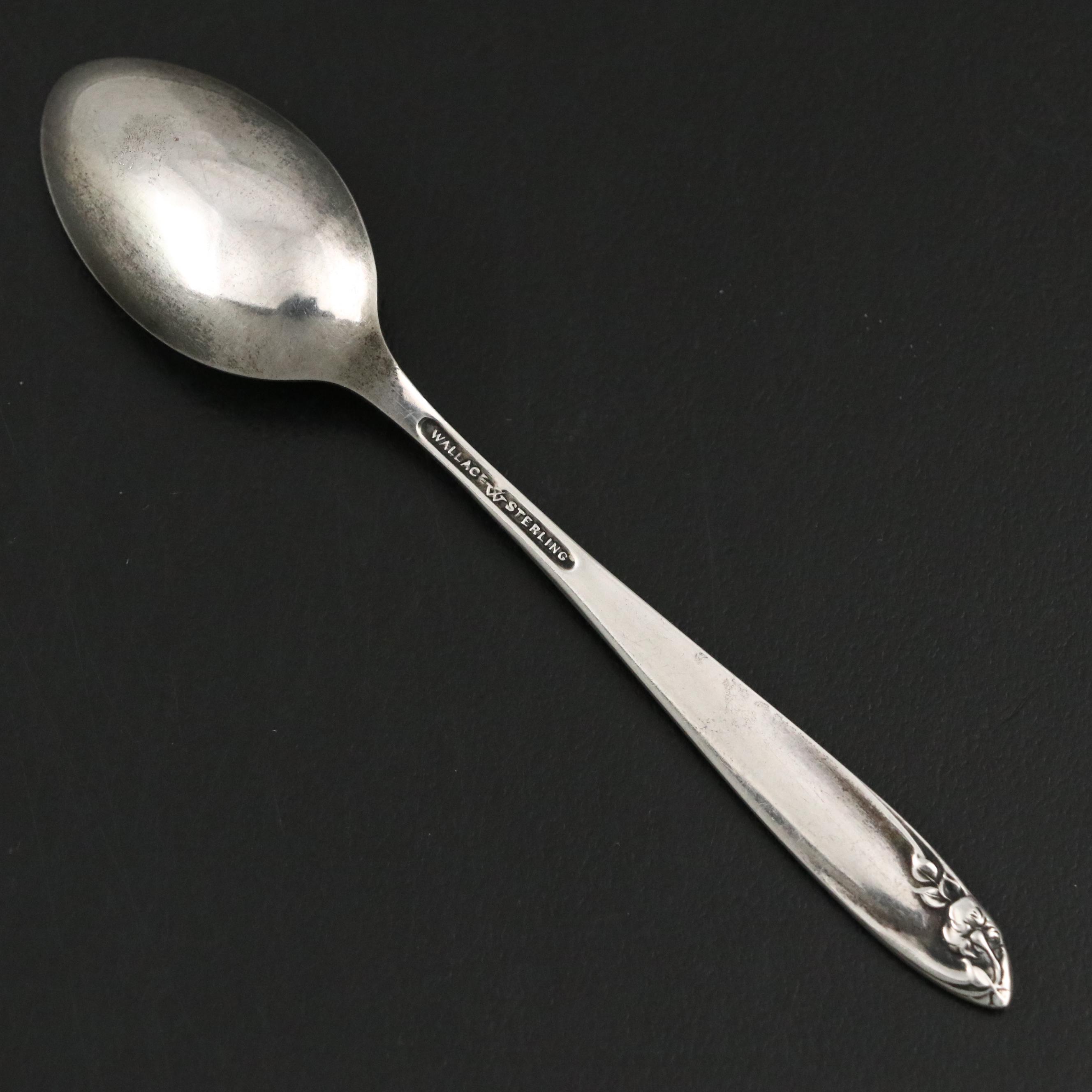 Wallace Sterling Silver "Debutante" Spoon, 1960–1966