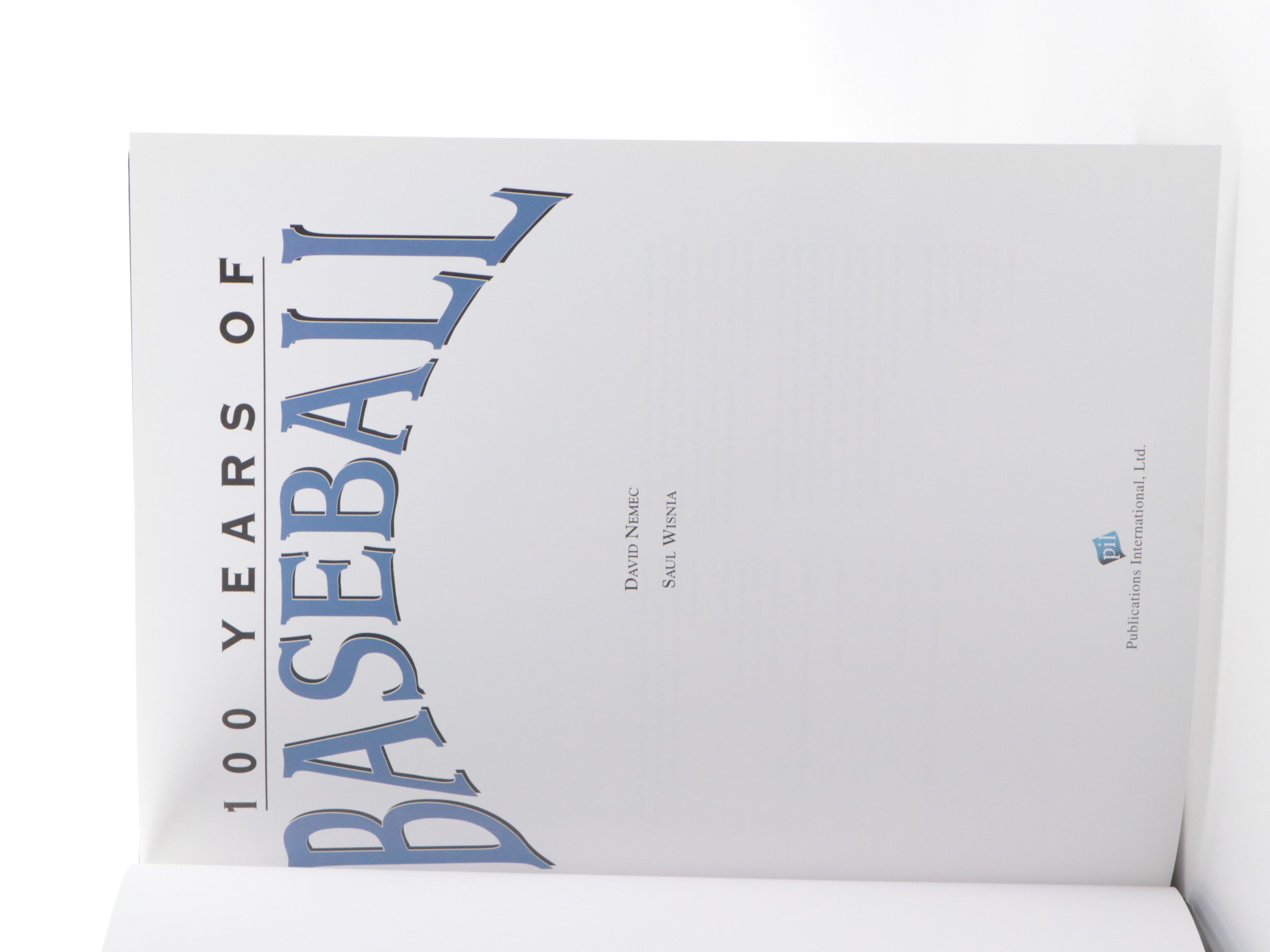 "100 Years of Baseball," "Players of Cooperstown," and More Baseball Books