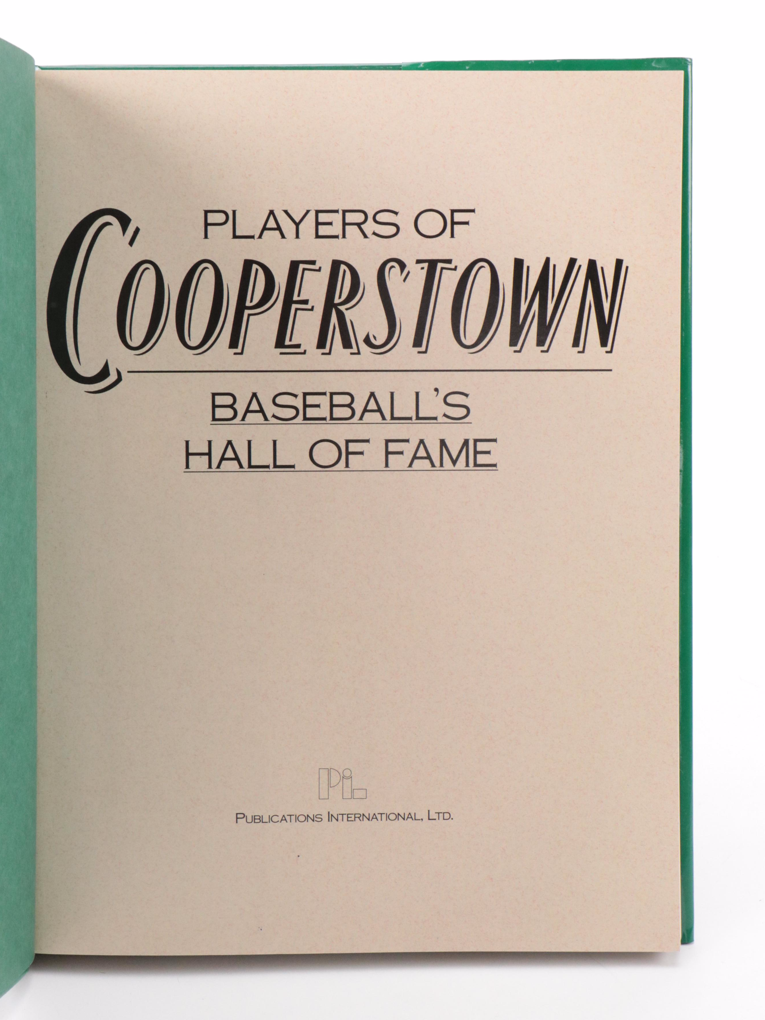 "100 Years of Baseball," "Players of Cooperstown," and More Baseball Books