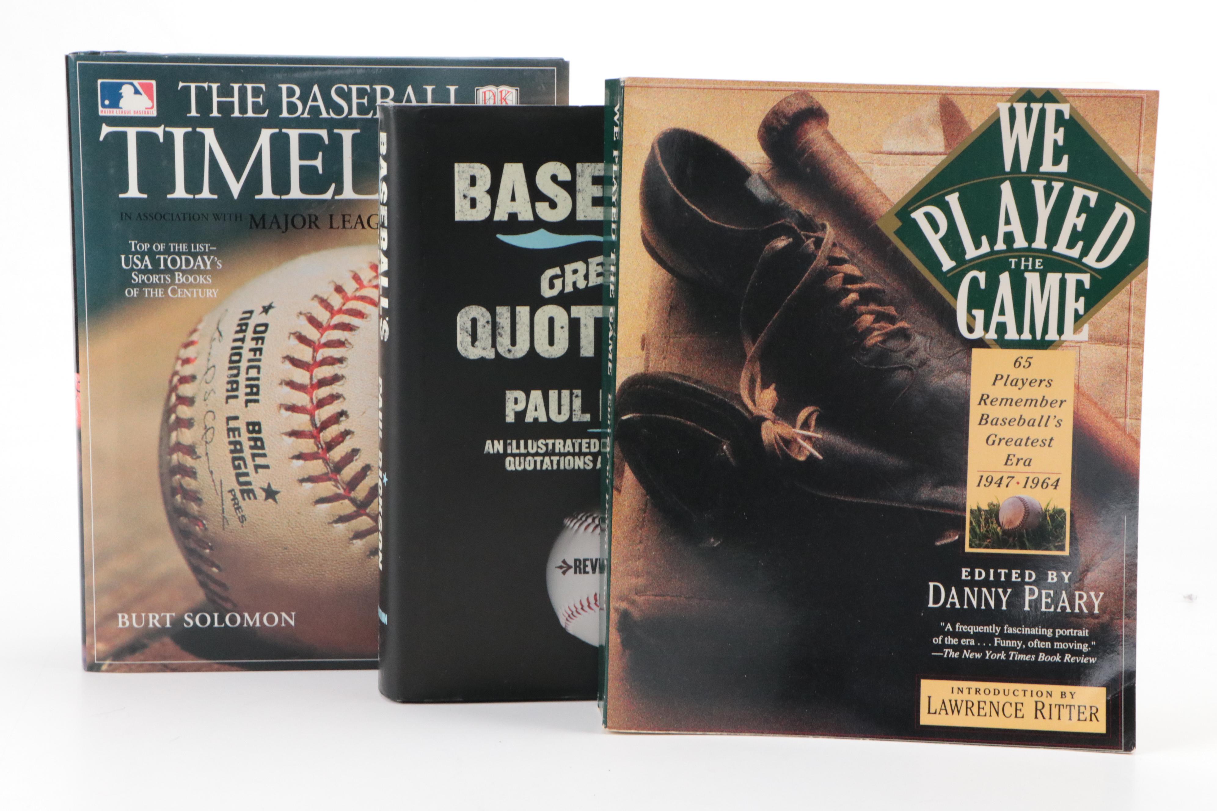 "100 Years of Baseball," "Players of Cooperstown," and More Baseball Books