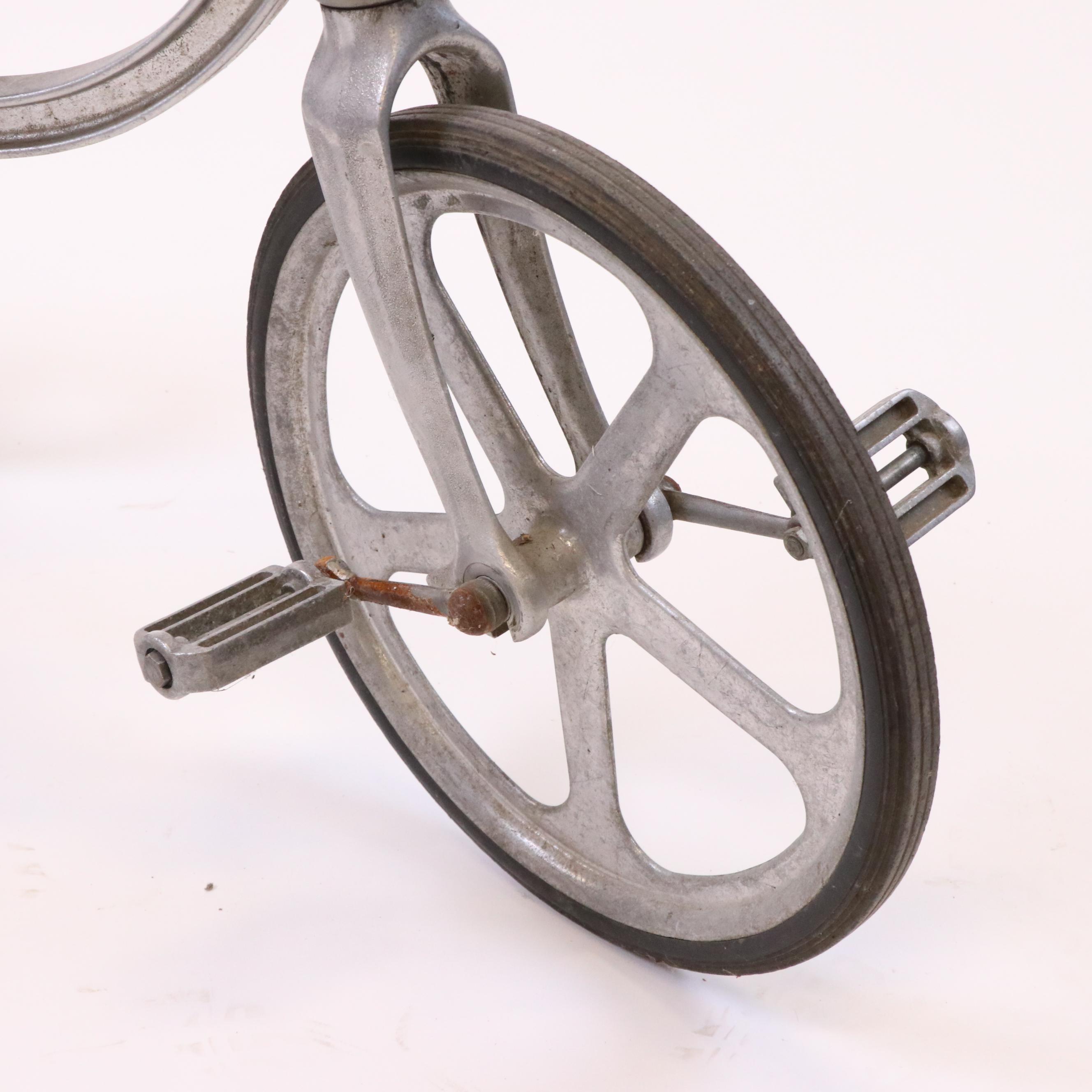 Anthony Bros. "Convert-o" Cast Aluminum Tricycle, Mid-20th Century
