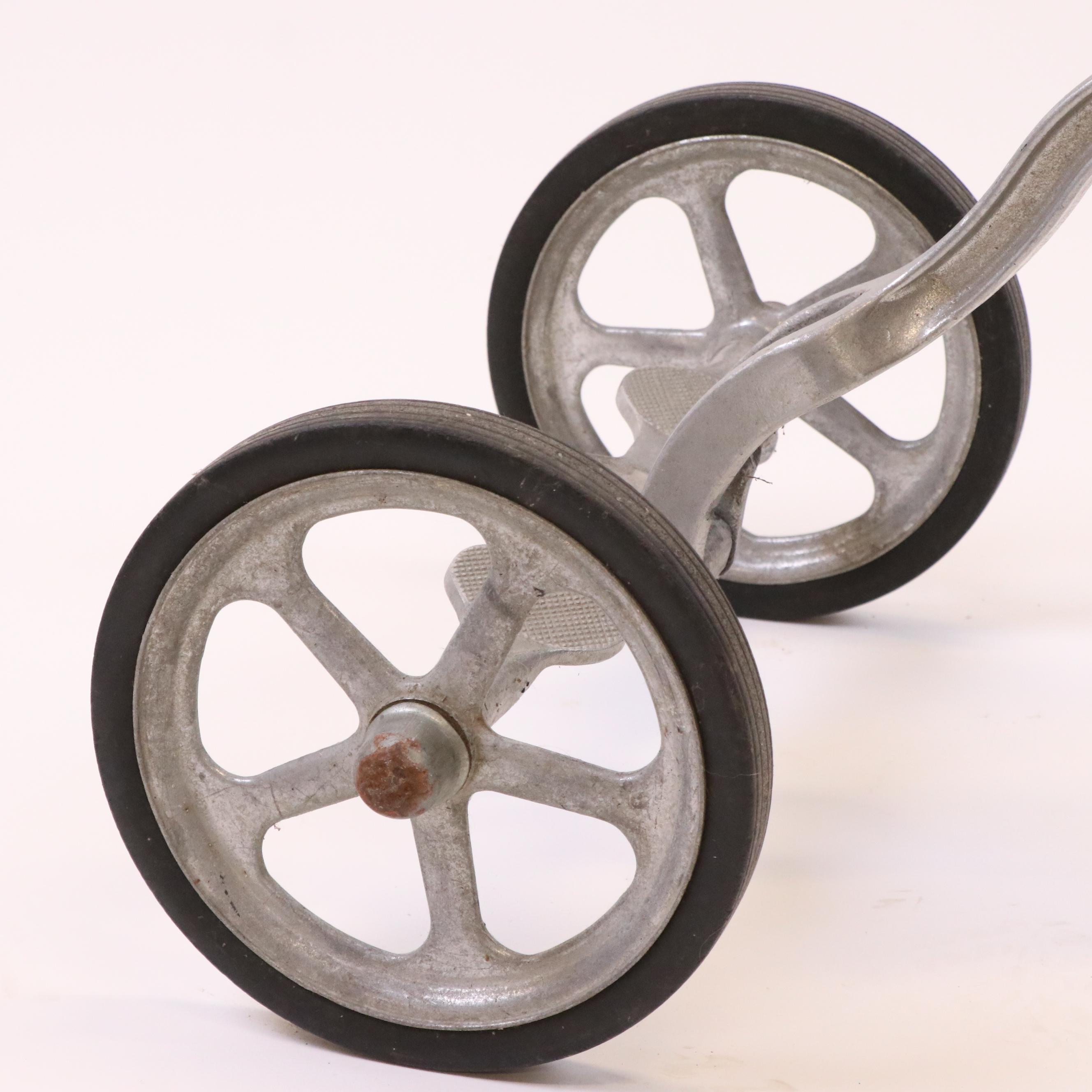 Anthony Bros. "Convert-o" Cast Aluminum Tricycle, Mid-20th Century