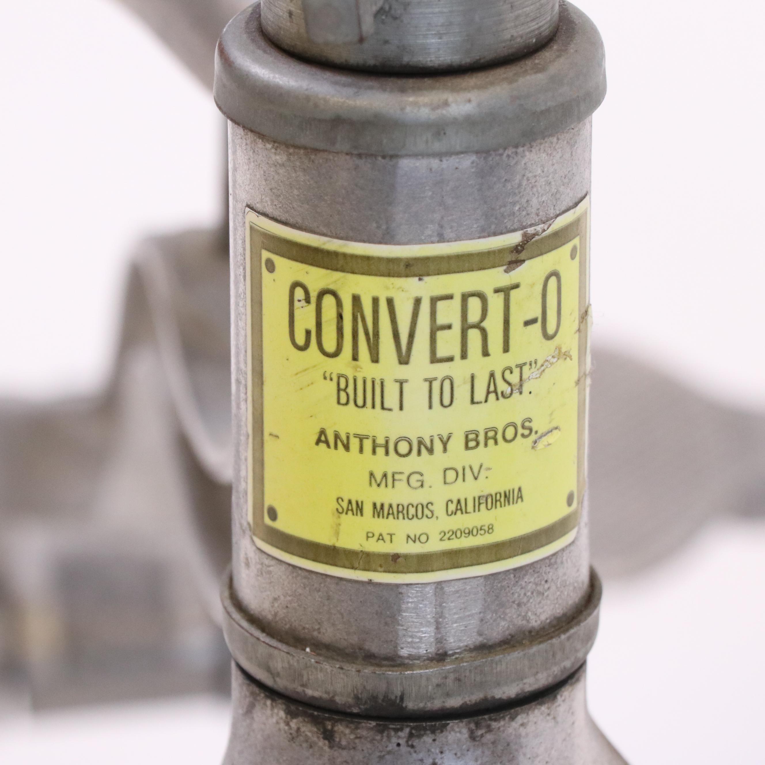 Anthony Bros. "Convert-o" Cast Aluminum Tricycle, Mid-20th Century