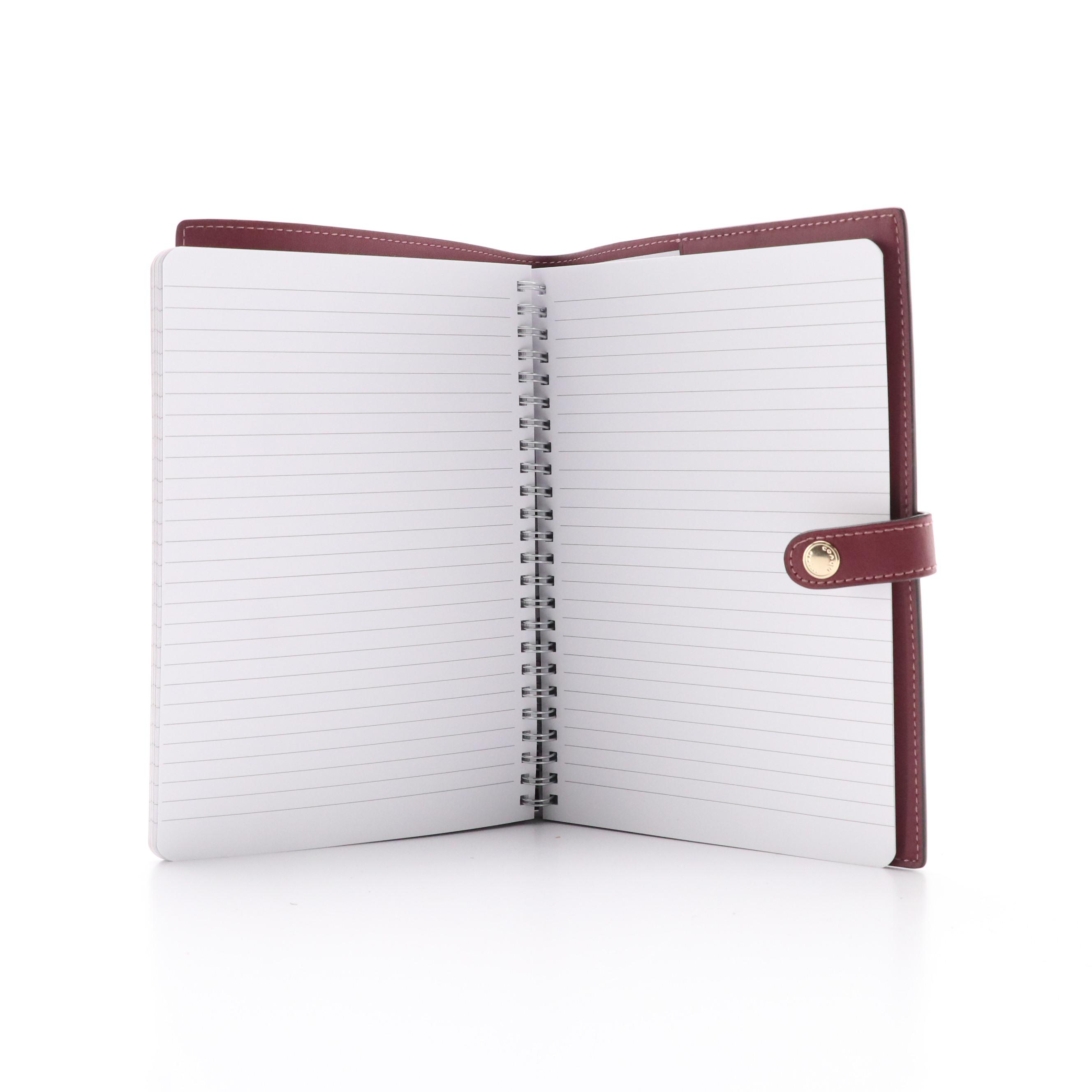 Coach Notebook in Jumbo Floral Print Signature Canvas, White/Silver Zip Wallet