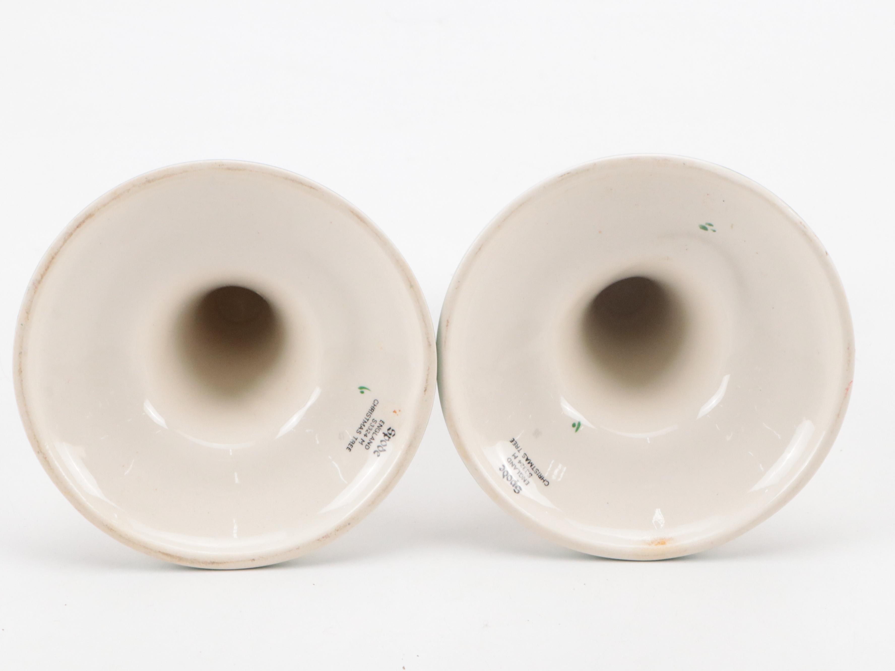 Spode "Christmas Tree" Ceramic Serving Platters, Bowls and Table Accessories