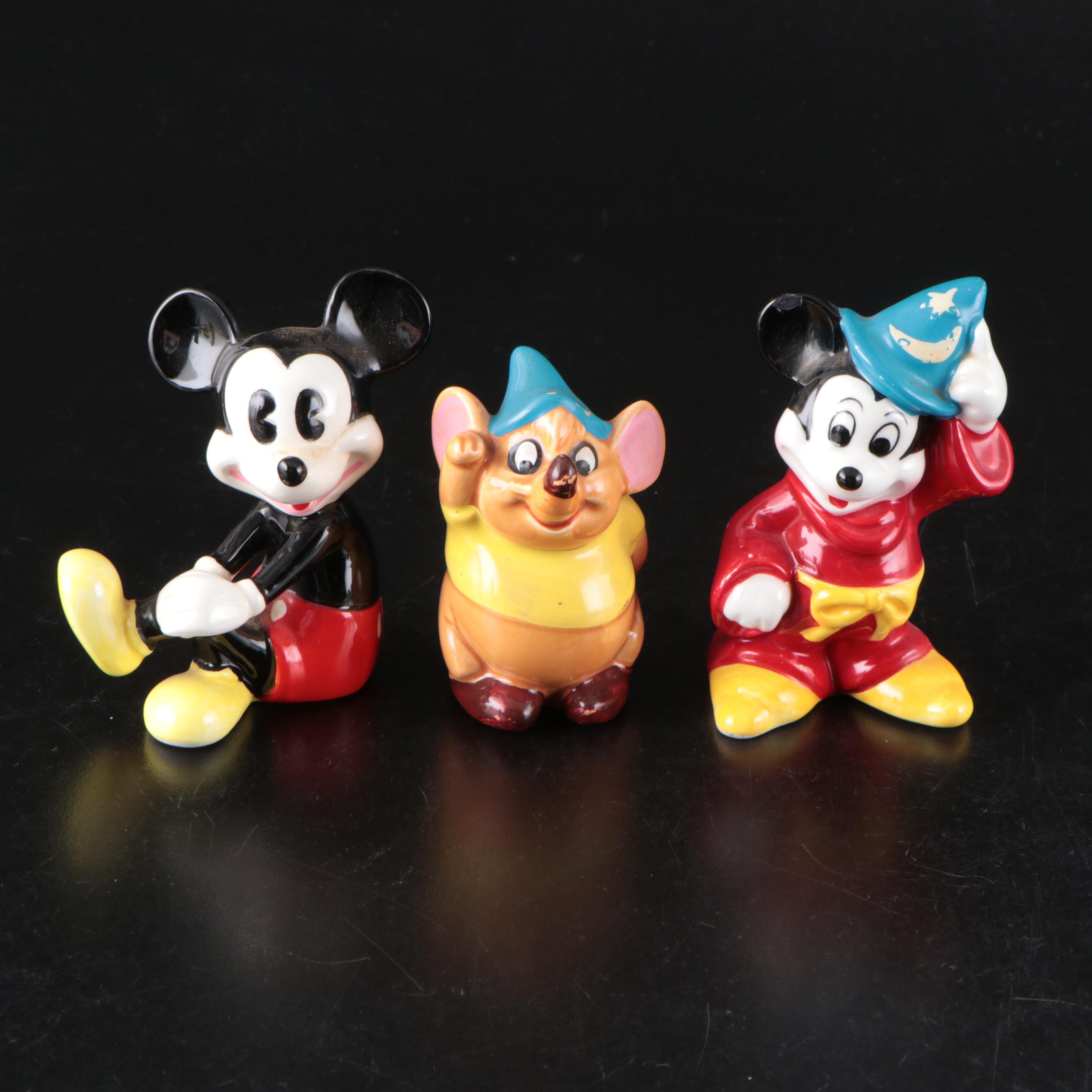 Walt Disney Snow White, Mickey Mouse, and More Ceramic Figures
