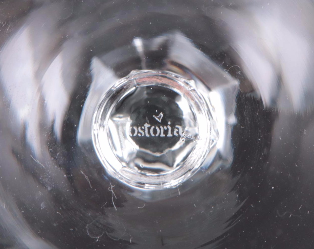 Fostoria Glass "Pine" Water Goblets and Coupes, 1953-1972