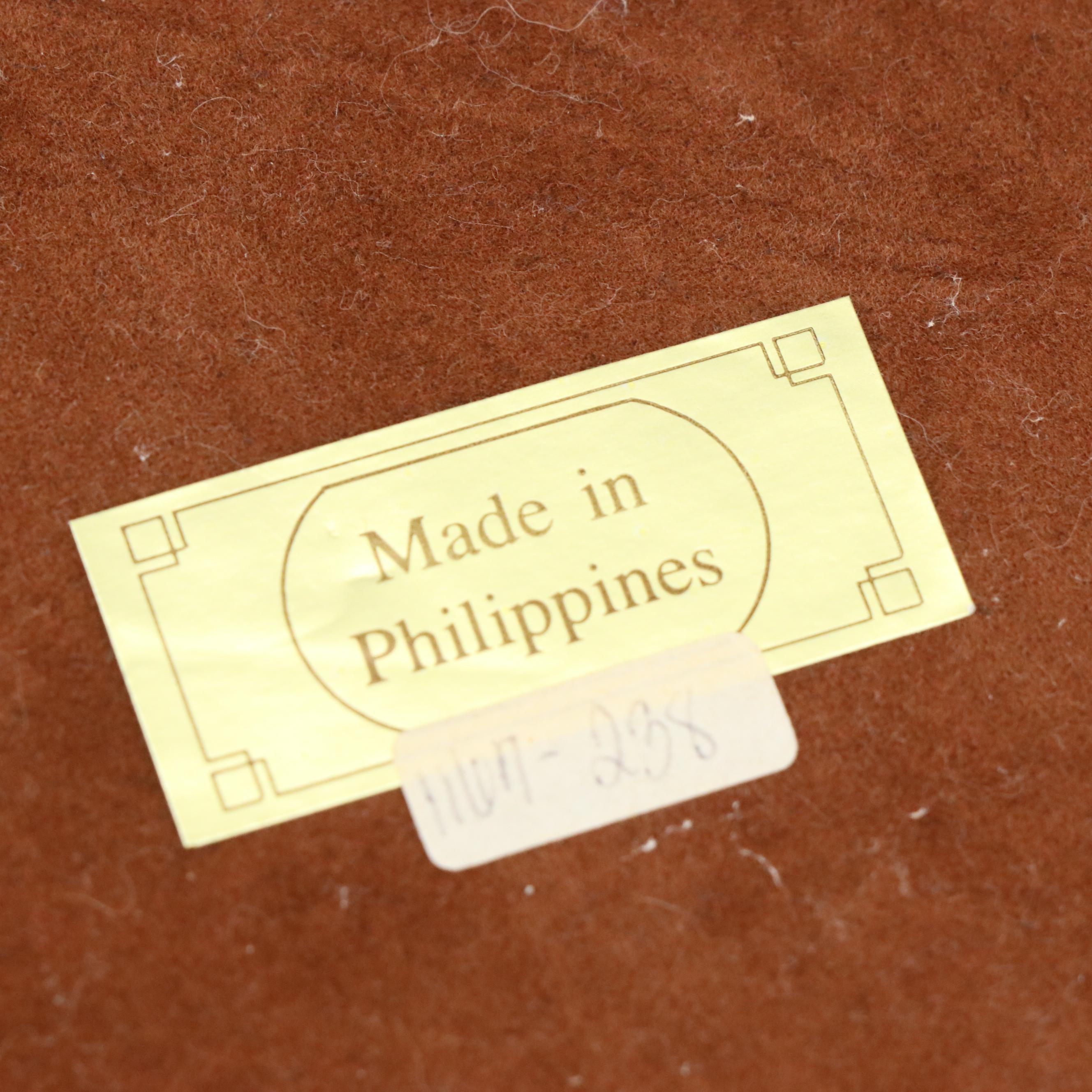 Maitland-Smith Faux Agate and Florentine Leather Casket Storage Boxes