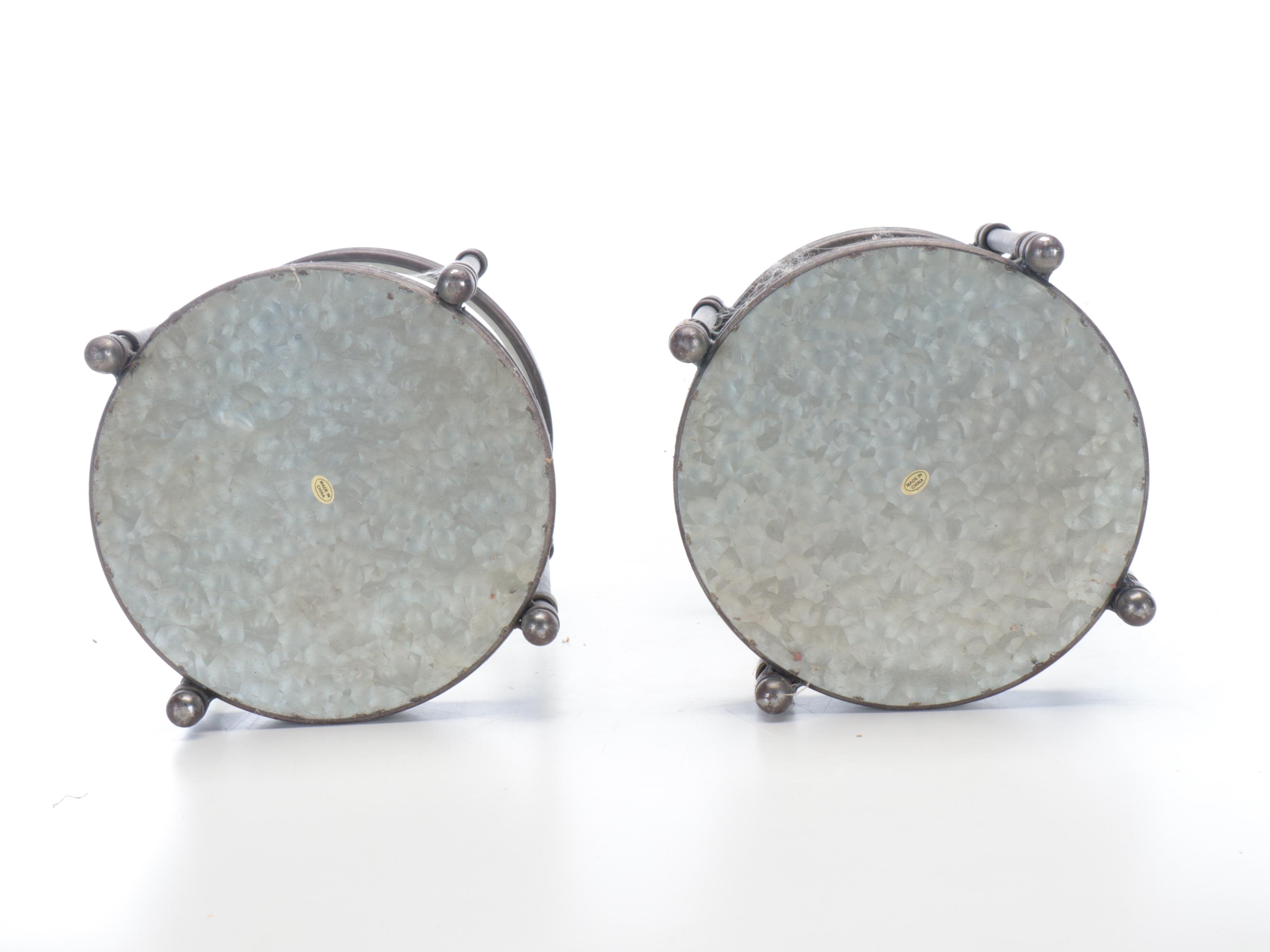 Artificial Greenery Arrangements with Decorative Lanterns