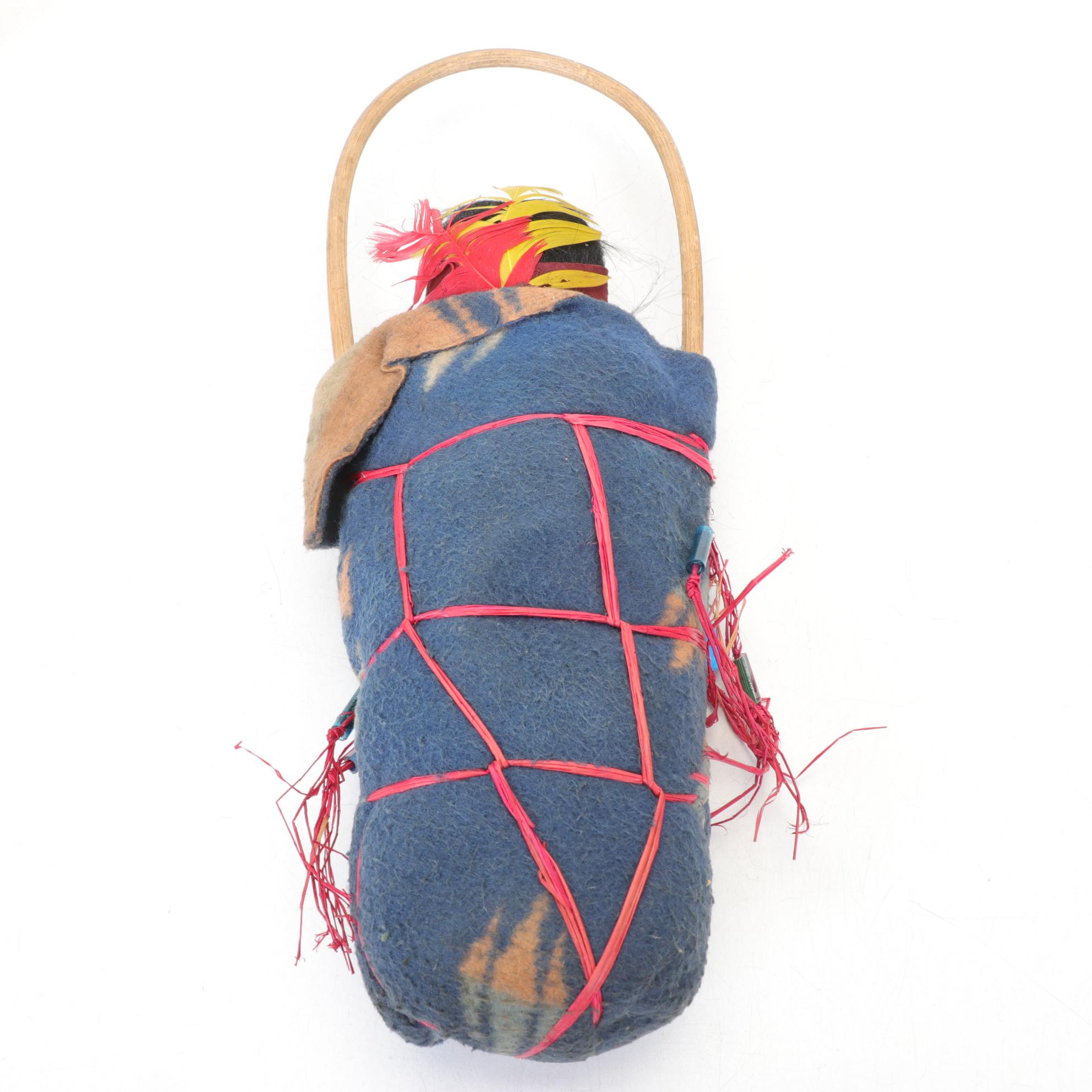 Native American Style Skookum Dolls, Mother and Child Collection