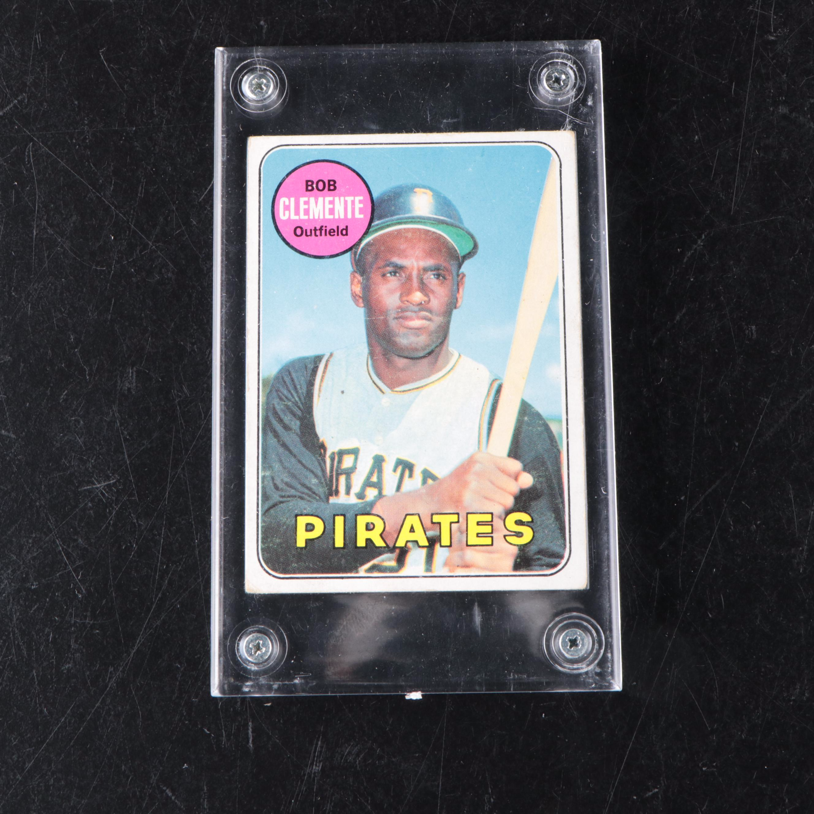 1969 Topps Roberto Clemente Pittsburgh Pirates Baseball Card