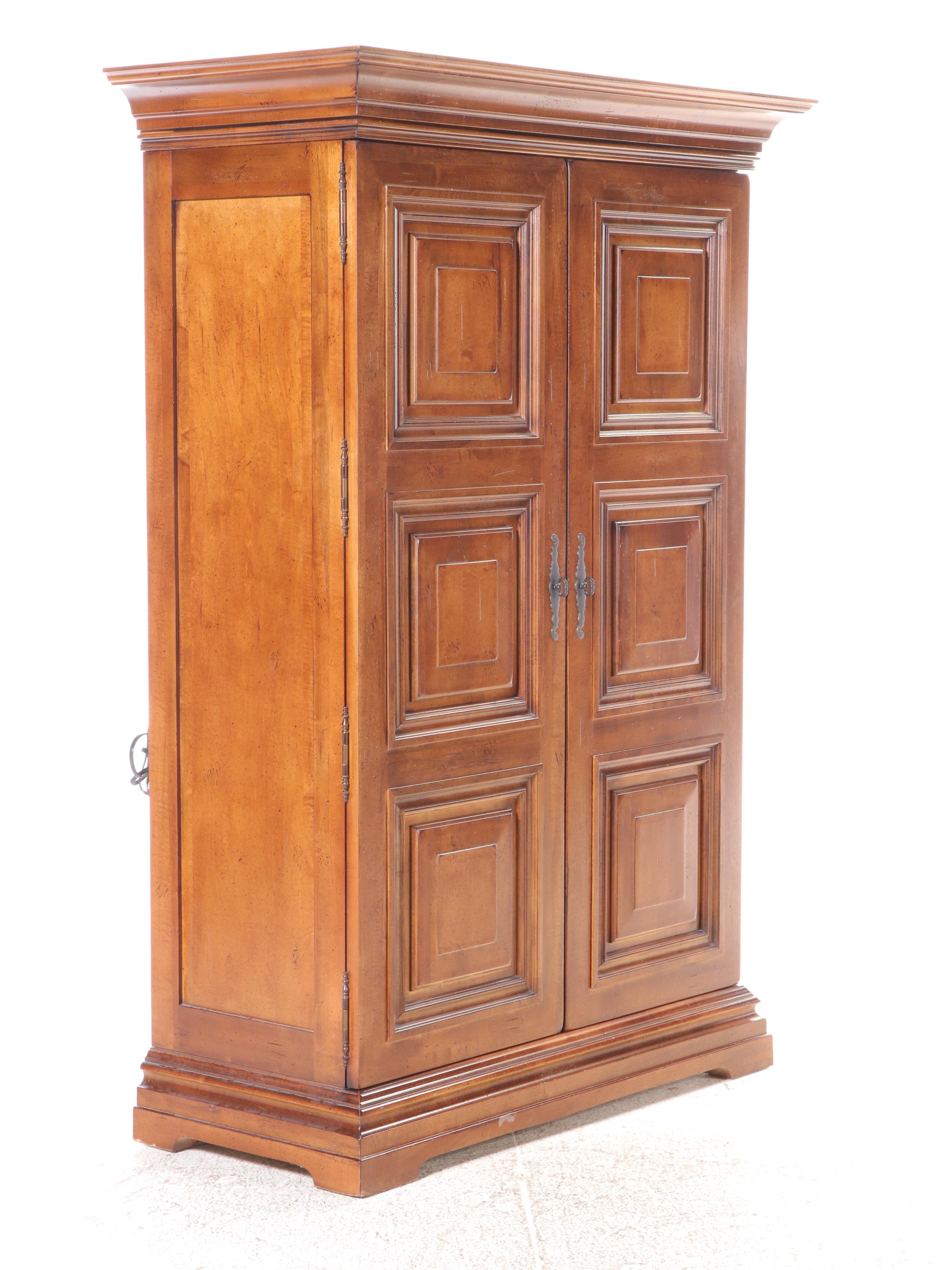 Stanley Furniture Spanish Colonial Style Entertainment Armoire