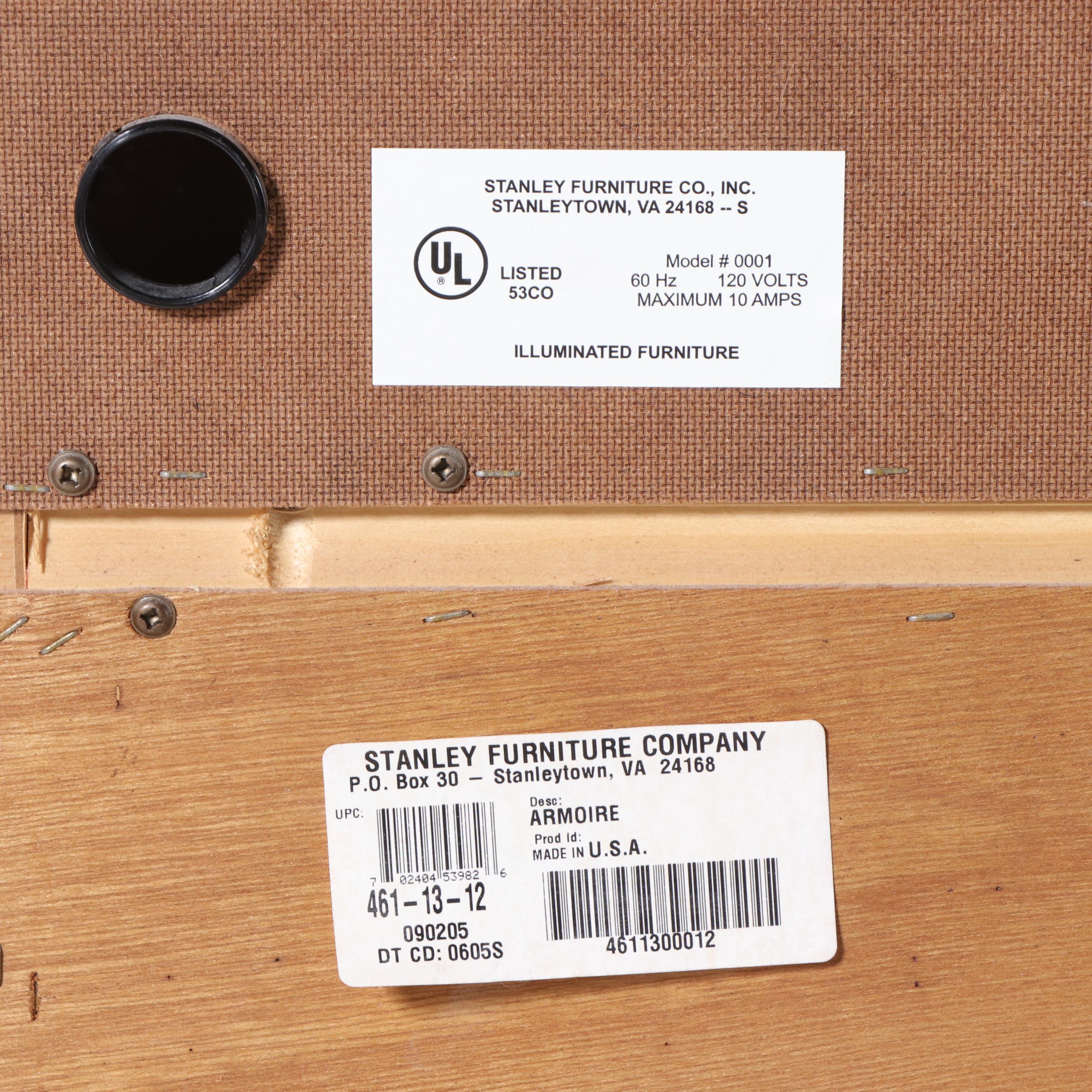 Stanley Furniture Spanish Colonial Style Entertainment Armoire