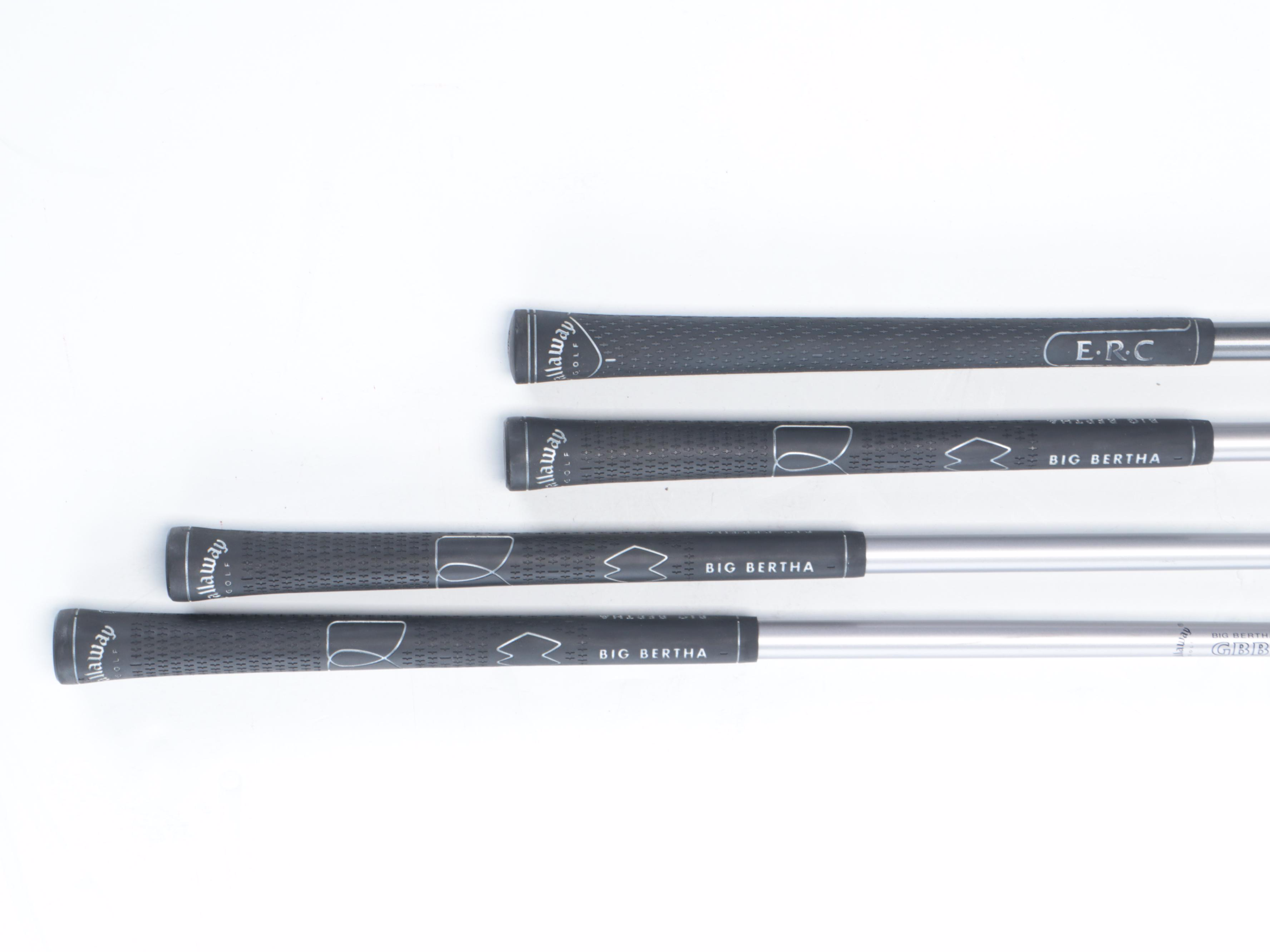 Callaway Hawkeye and Big Bertha Golf Clubs with Bag, Travel Bag, and More