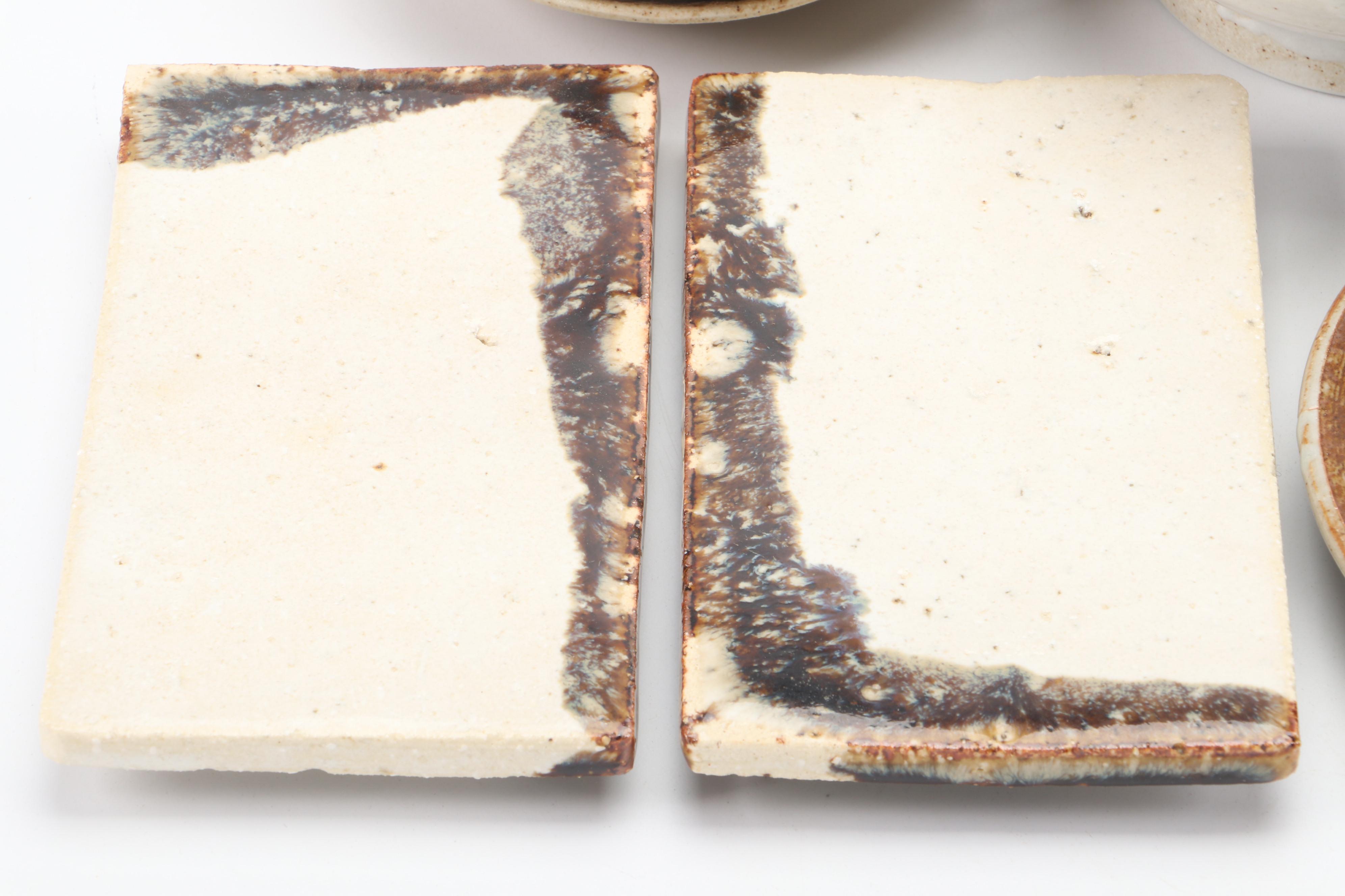 Nikki Orlemann Vase with Other Studio Pottery Dinnerware and Vases