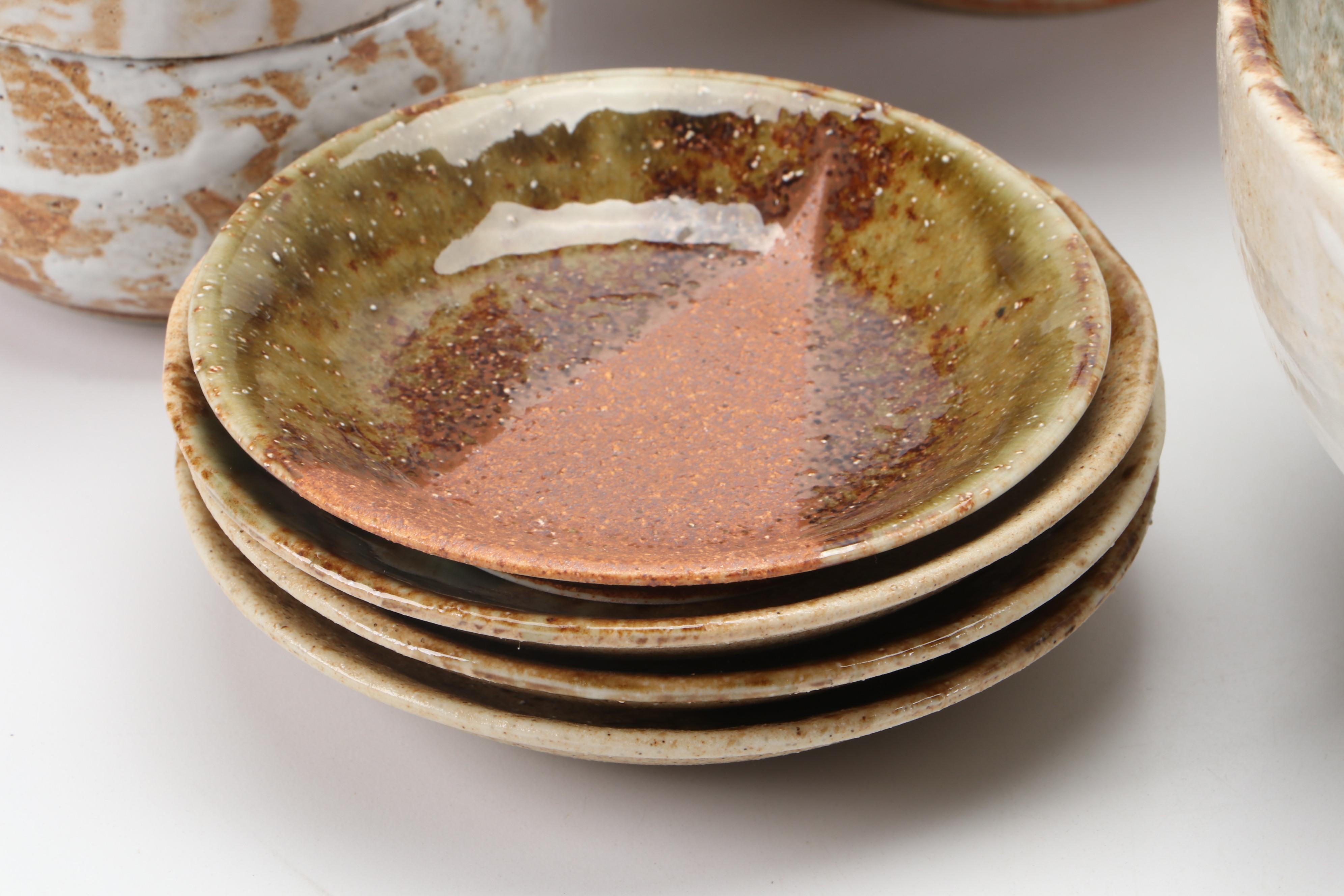 Nikki Orlemann Vase with Other Studio Pottery Dinnerware and Vases