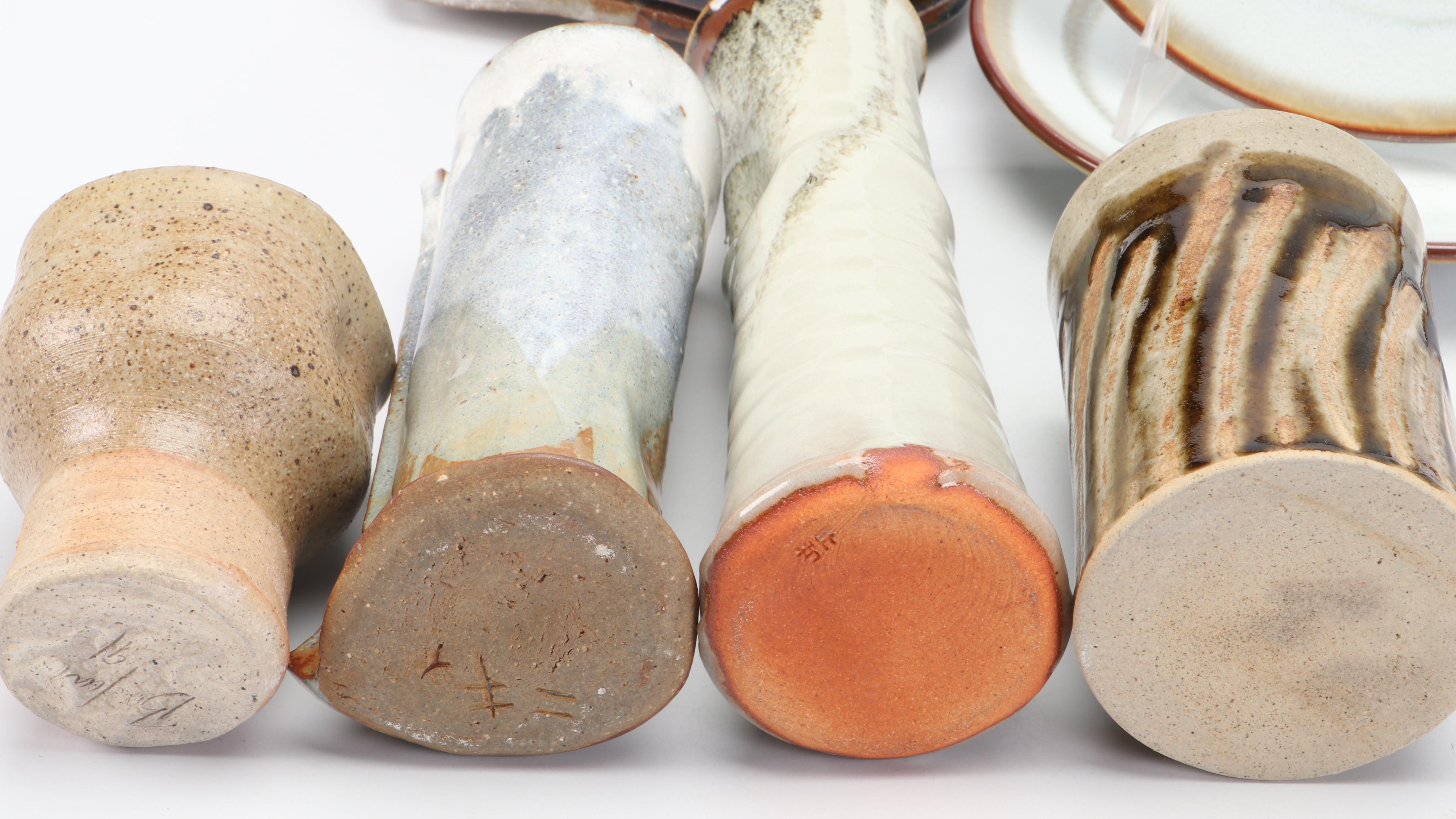 Nikki Orlemann Vase with Other Studio Pottery Dinnerware and Vases