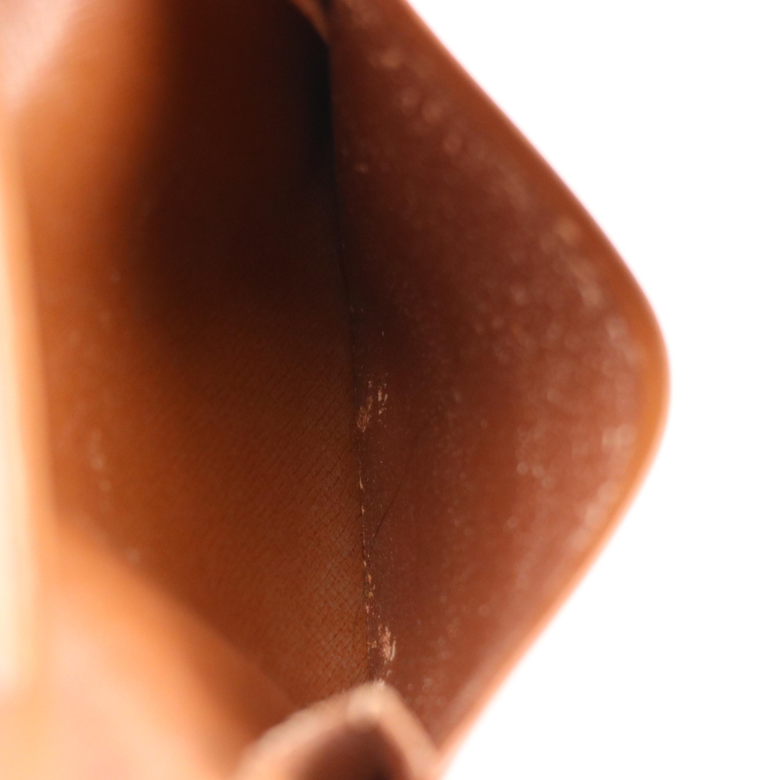 Louis Vuitton Bifold Compact Wallet/Card Holder in Monogram Canvas and Leather