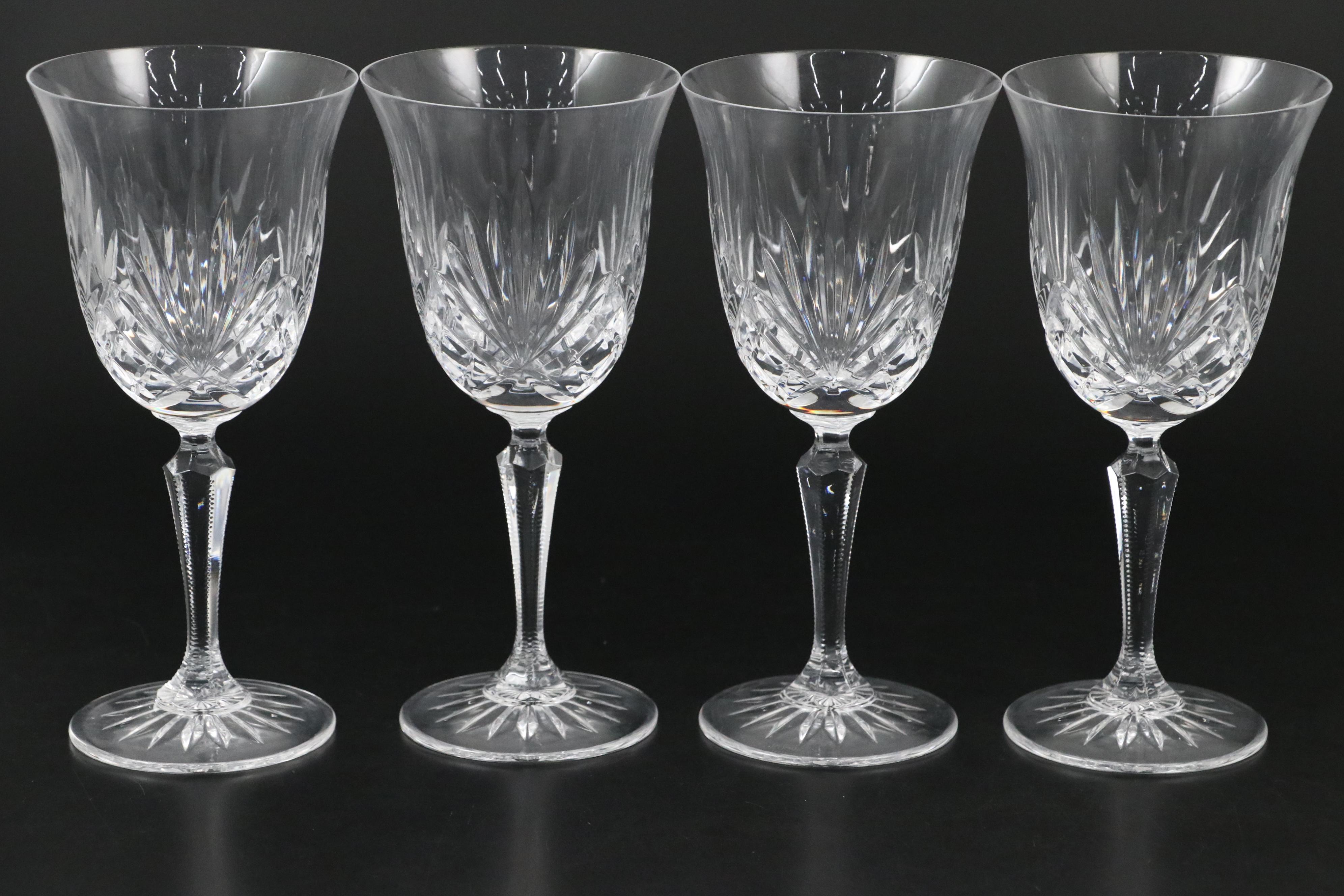 Miller Rogaska "Richmond" Water Goblets and Old Fashioned Glasses, 1989-2009