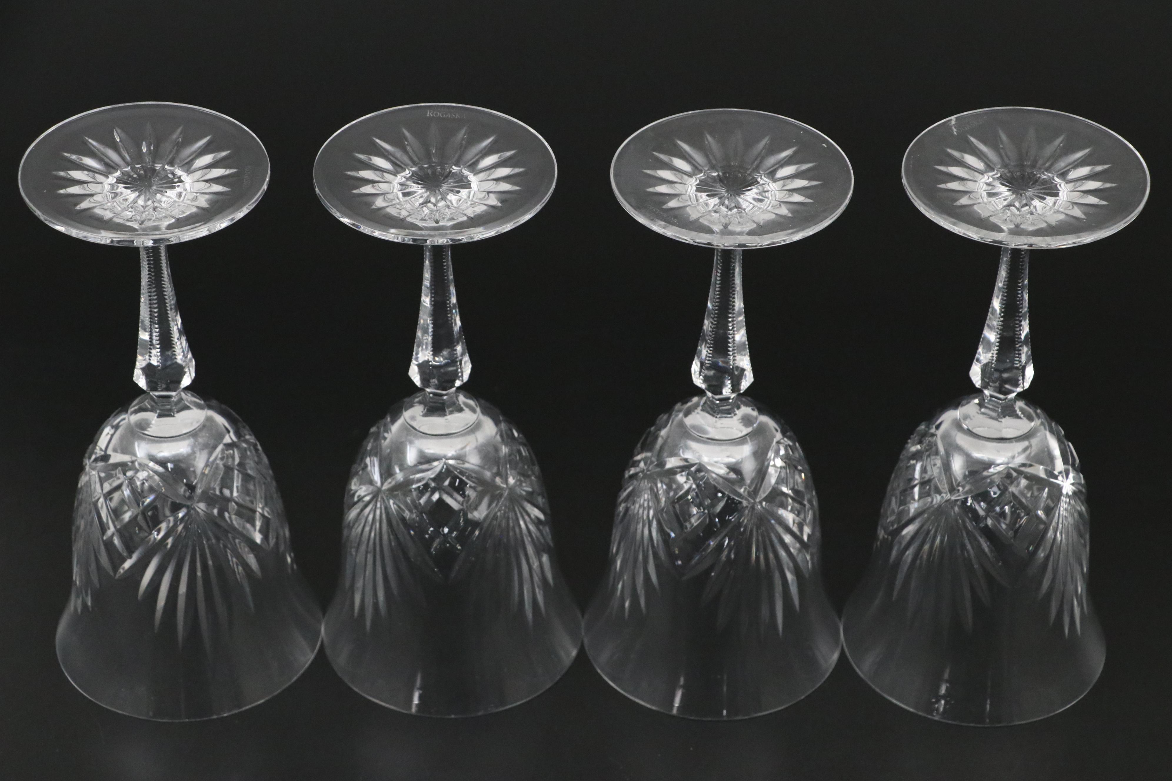 Miller Rogaska "Richmond" Water Goblets and Old Fashioned Glasses, 1989-2009