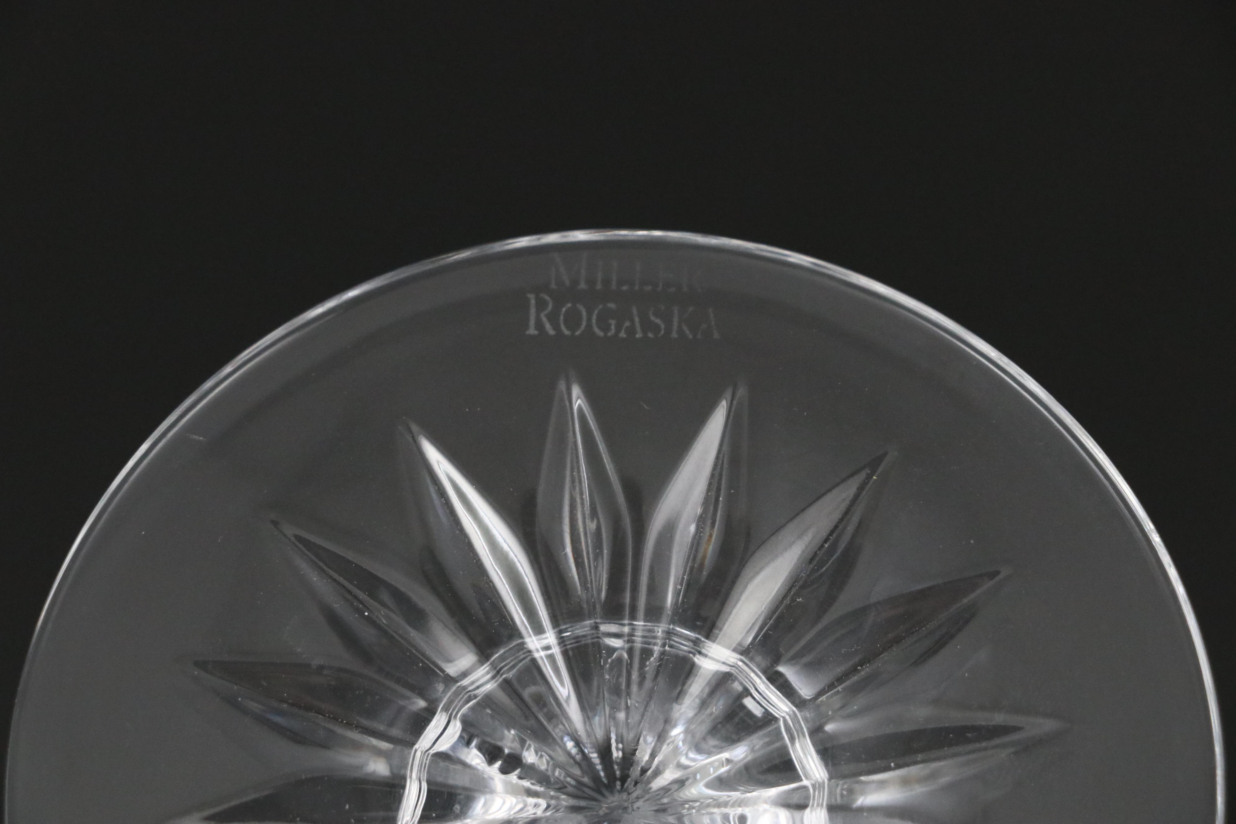 Miller Rogaska "Richmond" Water Goblets and Old Fashioned Glasses, 1989-2009