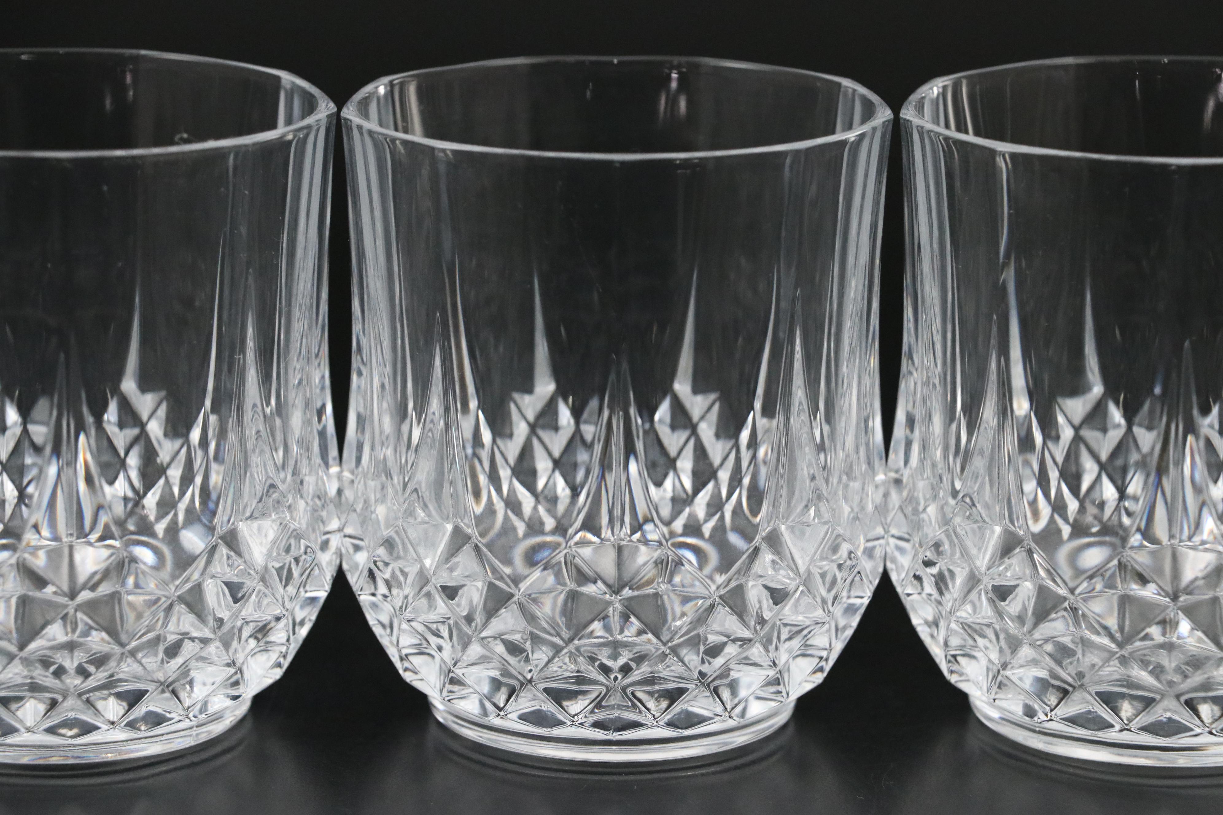 Miller Rogaska "Richmond" Water Goblets and Old Fashioned Glasses, 1989-2009