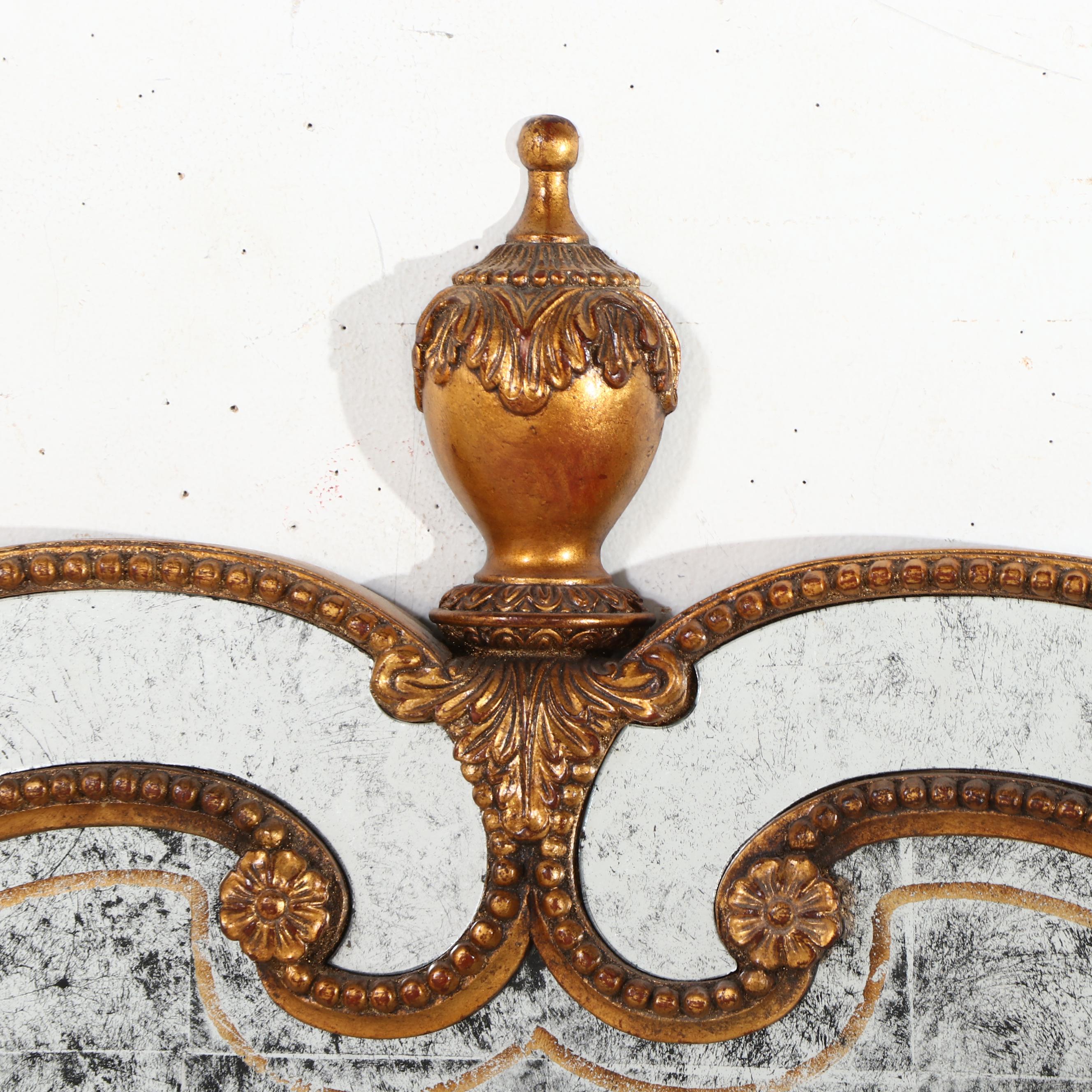 Lillian August for Hickory White Beauvoir and Gilt Eglomise Wall Mirror, 2011