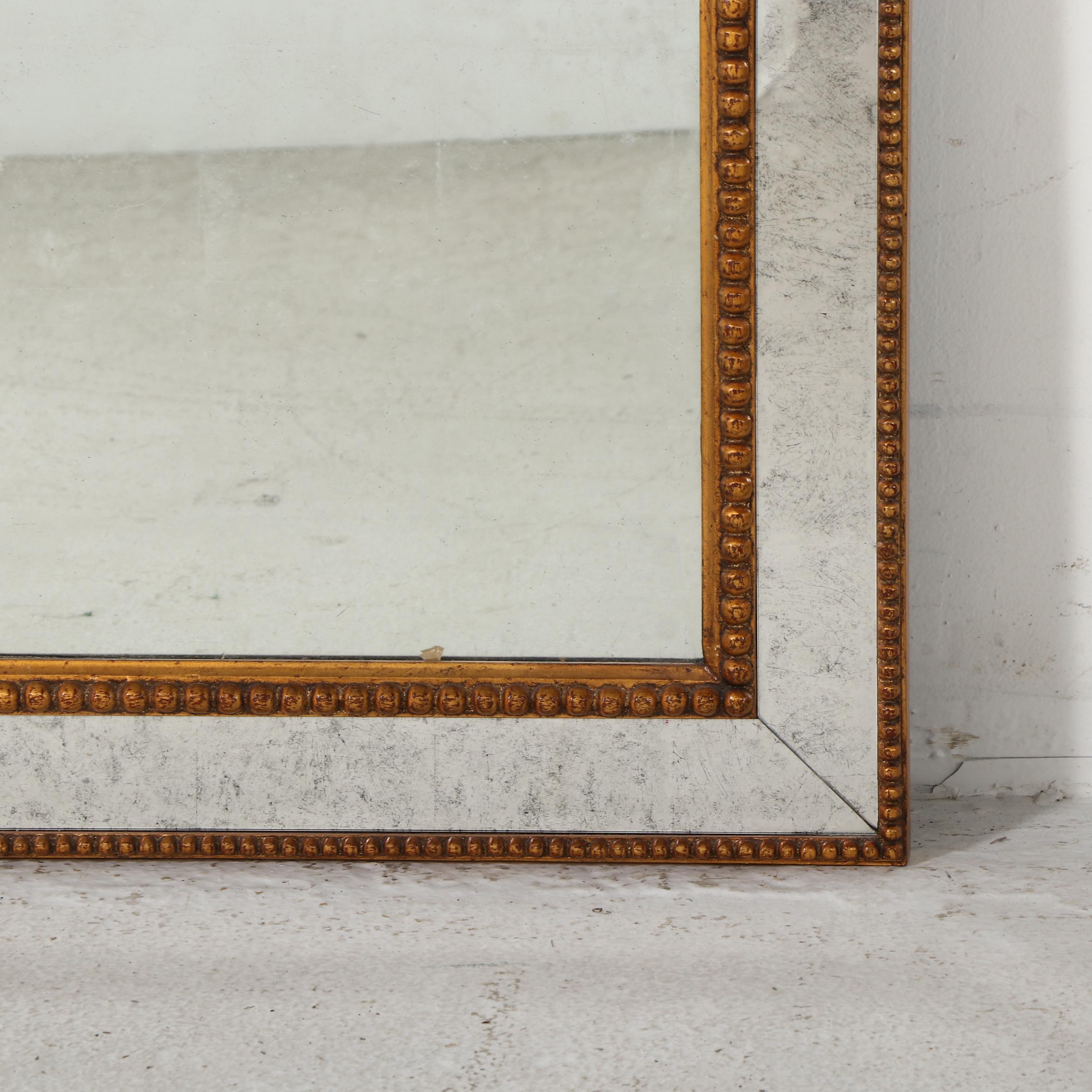 Lillian August for Hickory White Beauvoir and Gilt Eglomise Wall Mirror, 2011