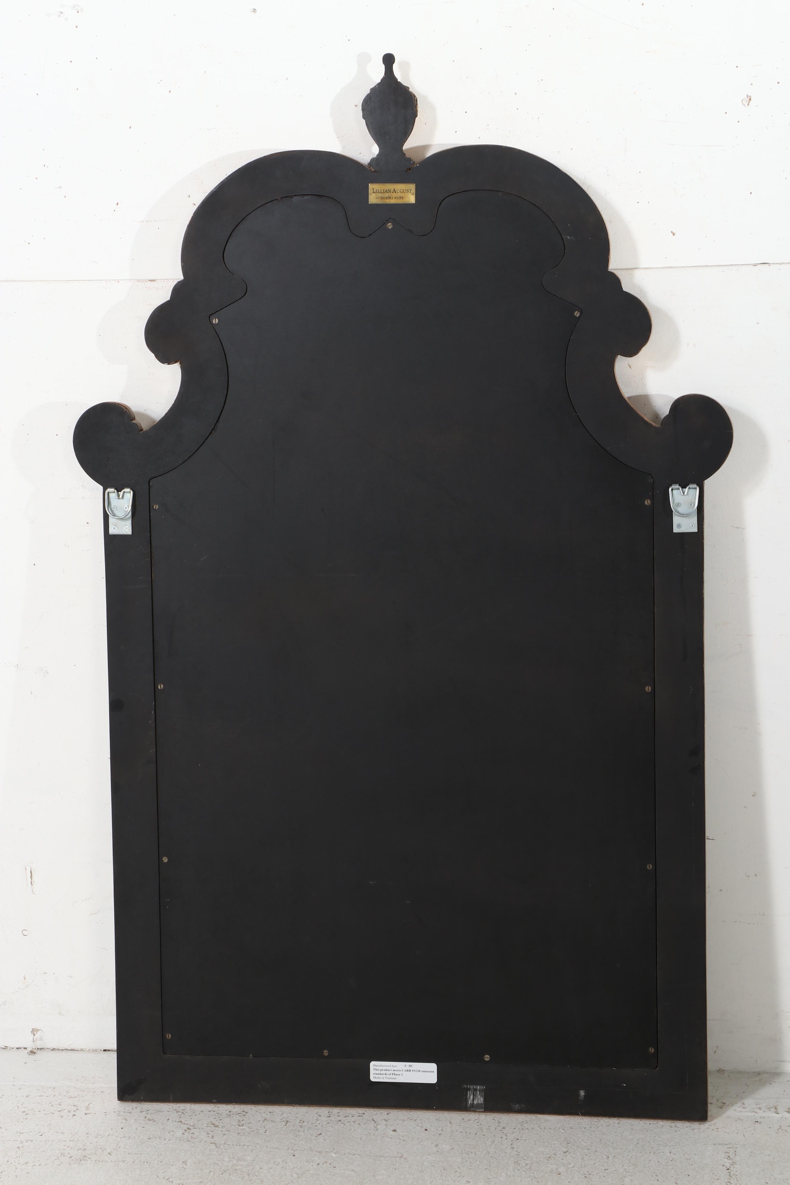 Lillian August for Hickory White Beauvoir and Gilt Eglomise Wall Mirror, 2011
