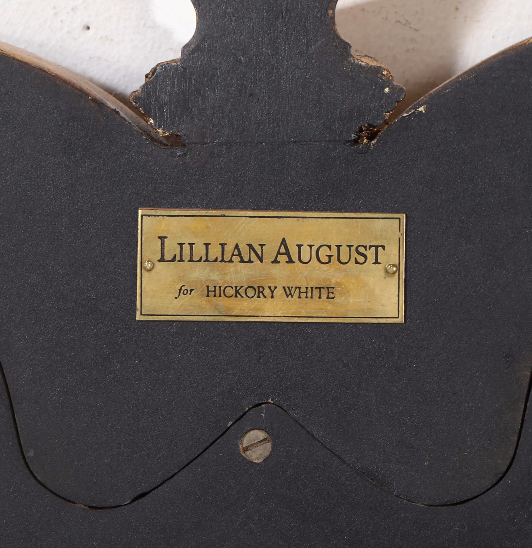 Lillian August for Hickory White Beauvoir and Gilt Eglomise Wall Mirror, 2011