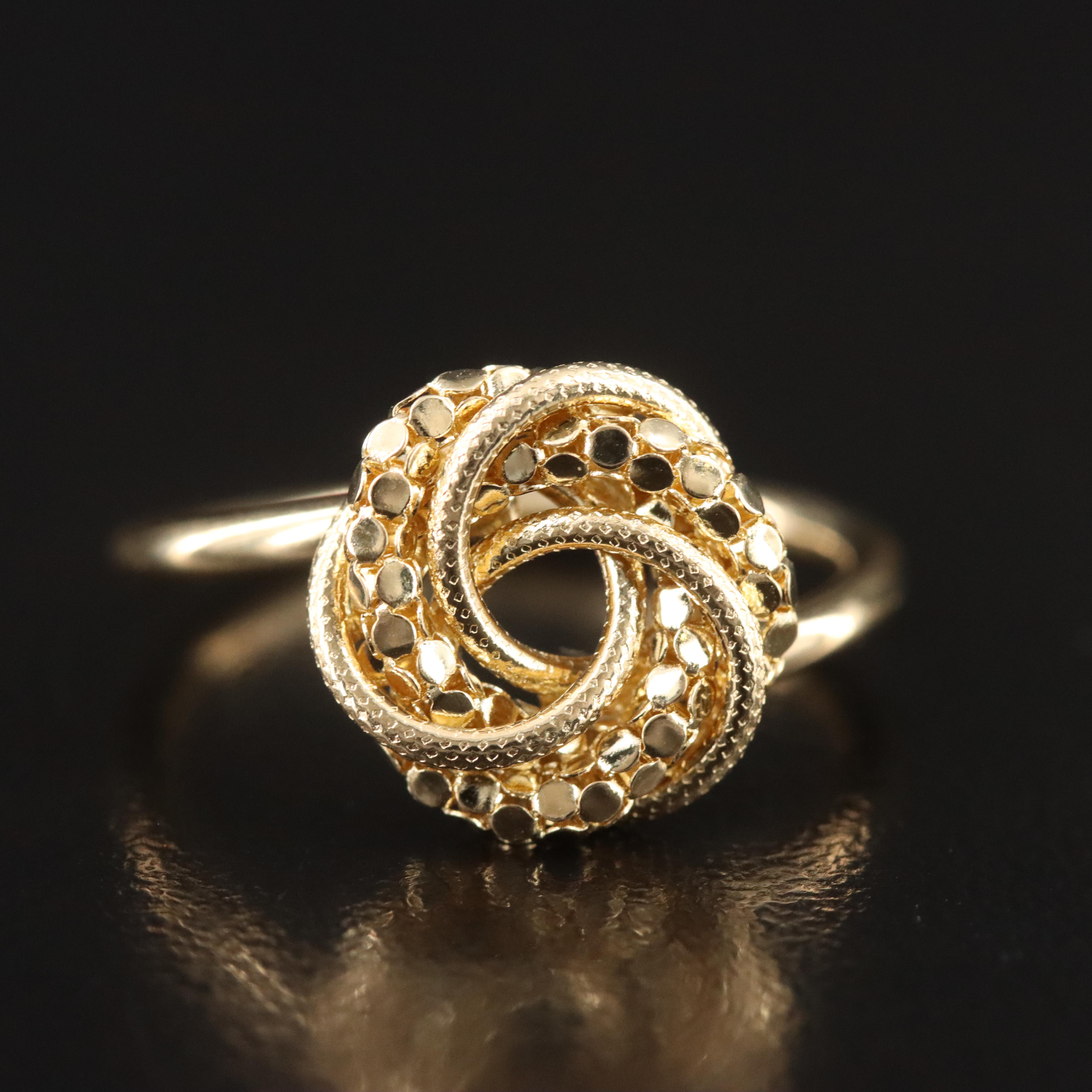 14K Knot Ring