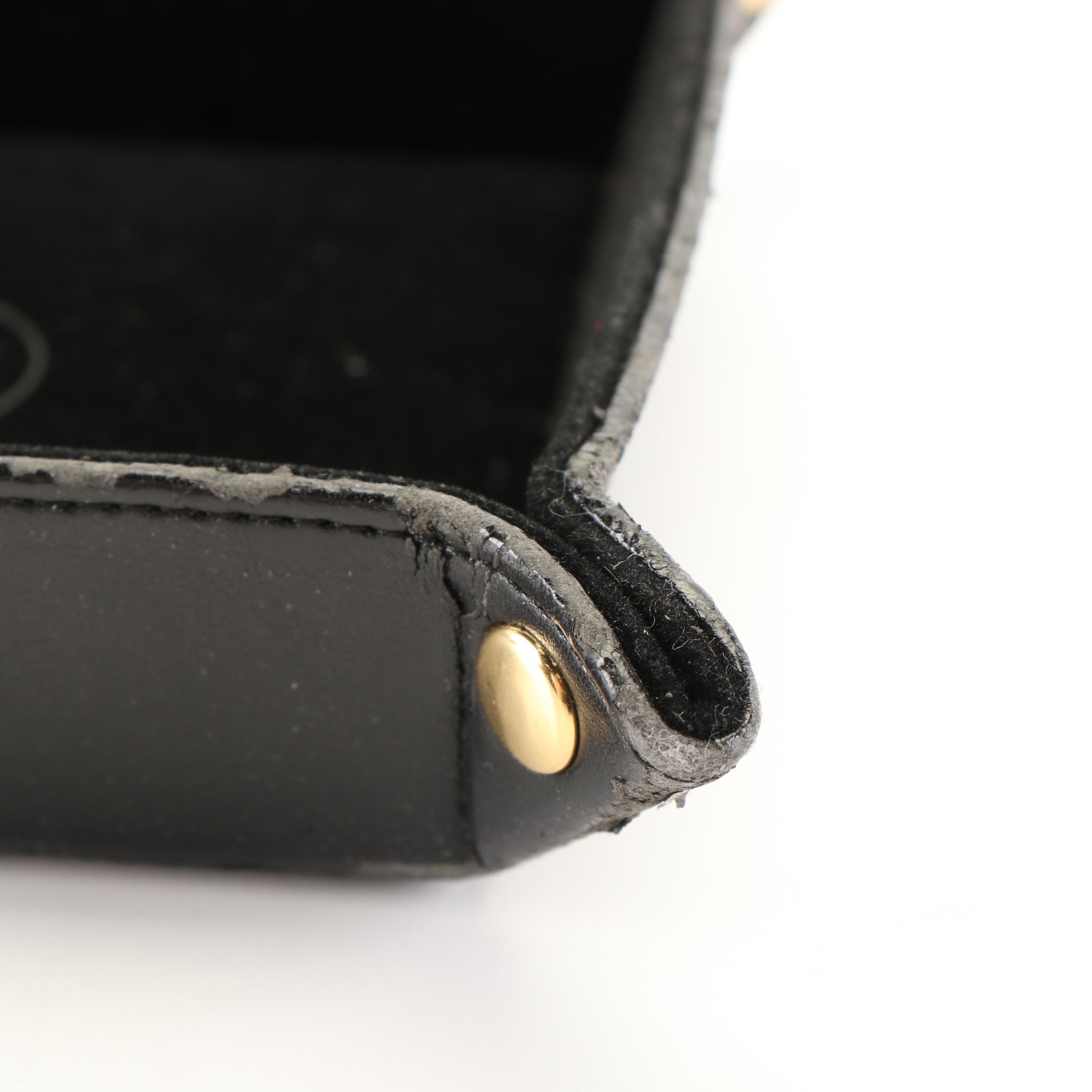 Chanel Jewelry Tray in Black Velour