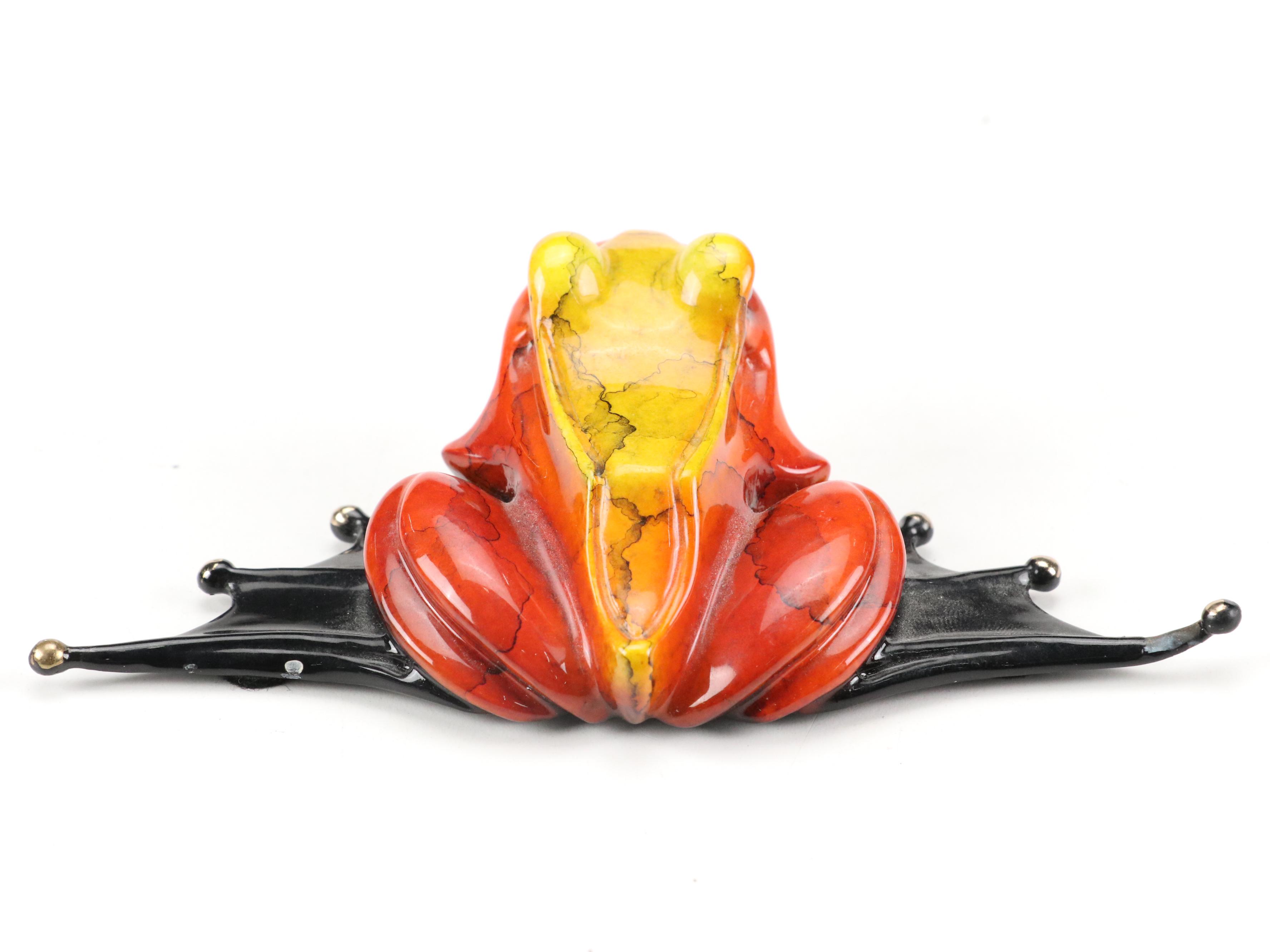 Tim Cotterill Bronze Frog Figurine, 2003