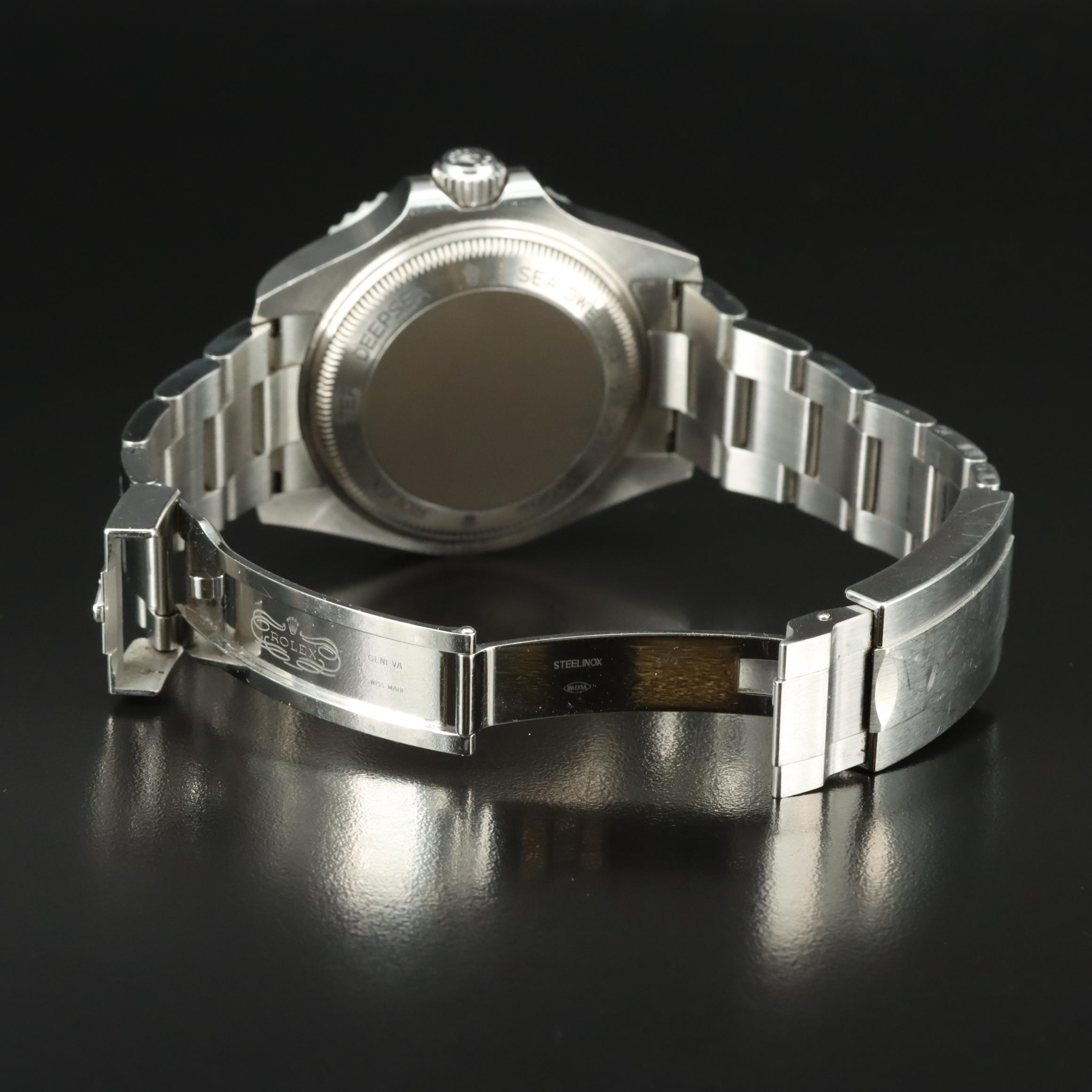 2018 Rolex Sea-Dweller Deep Sea Black Dial Stainless Steel Watch