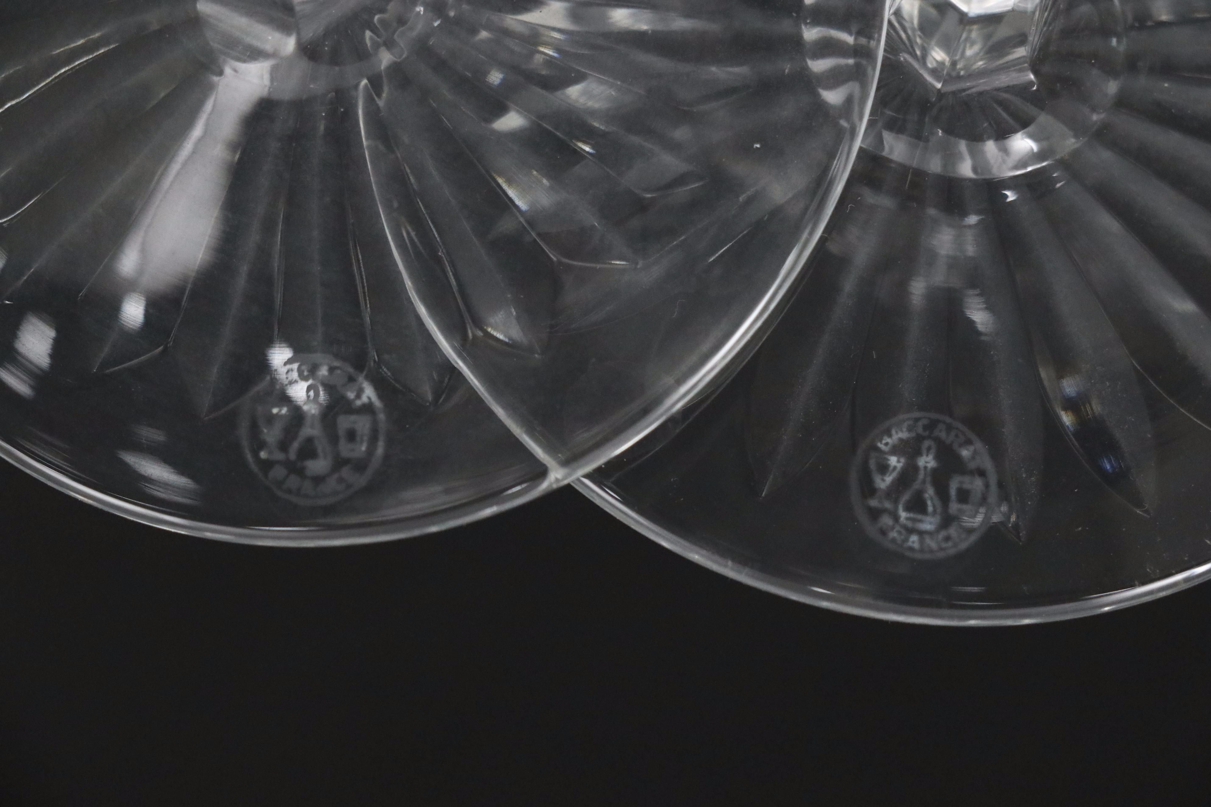 Baccarat "Burgos" and Other Crystal Stemware, Mid to Late 20th Century