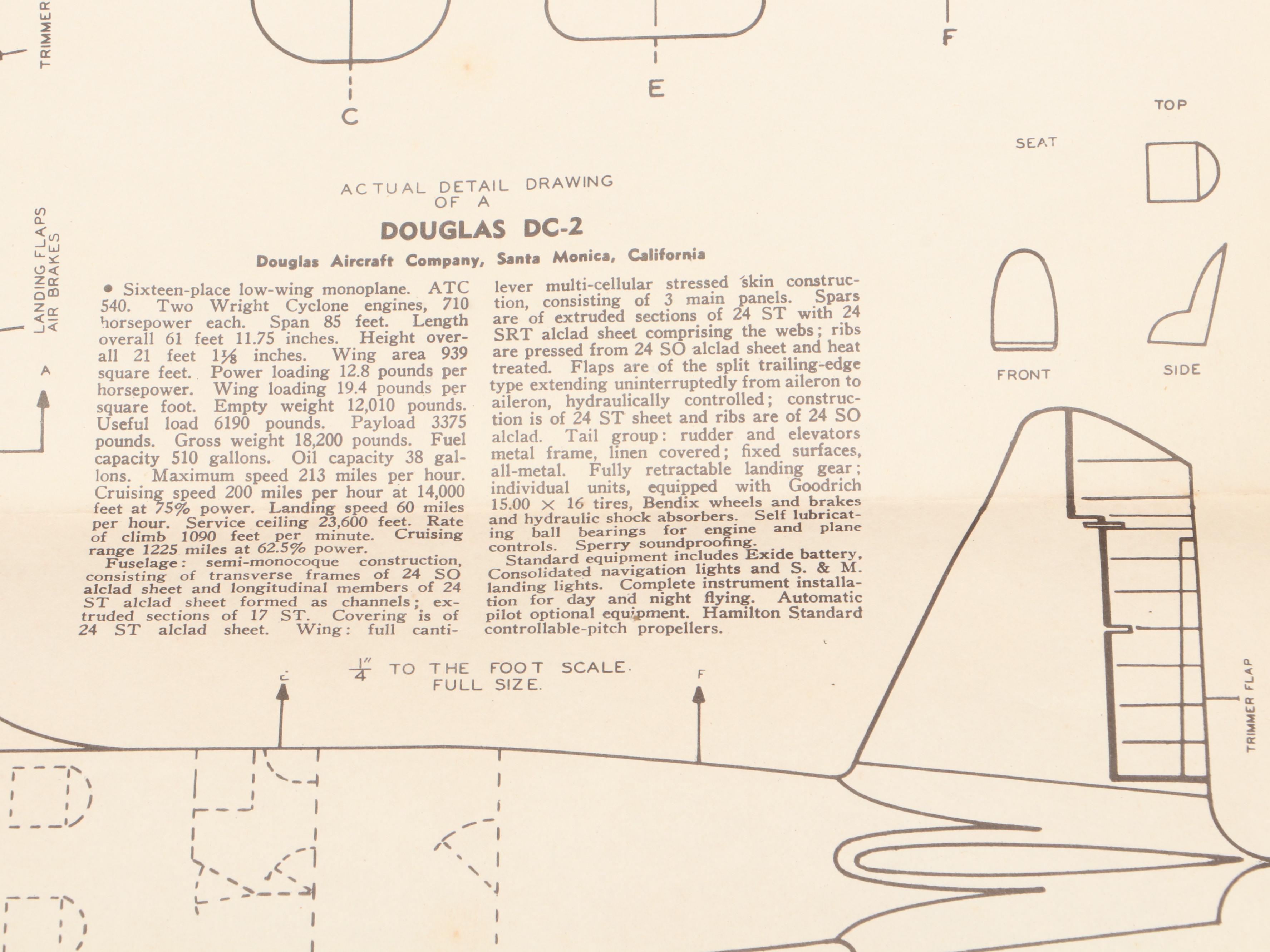 Aircraft "Martin Bomber," "Lockheed Martin" and "Giant Douglas" Model Kits