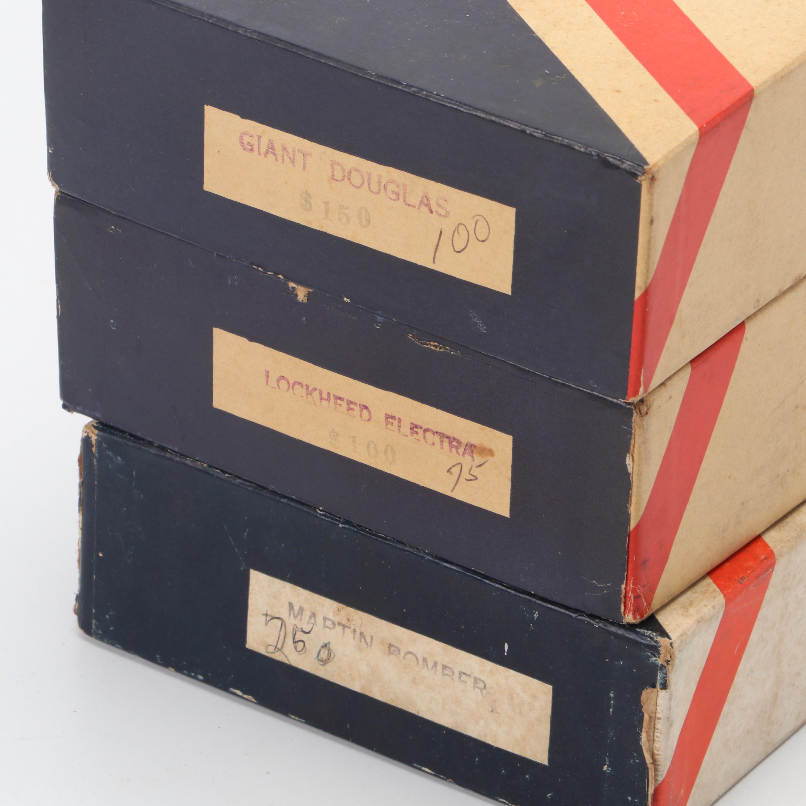 Aircraft "Martin Bomber," "Lockheed Martin" and "Giant Douglas" Model Kits